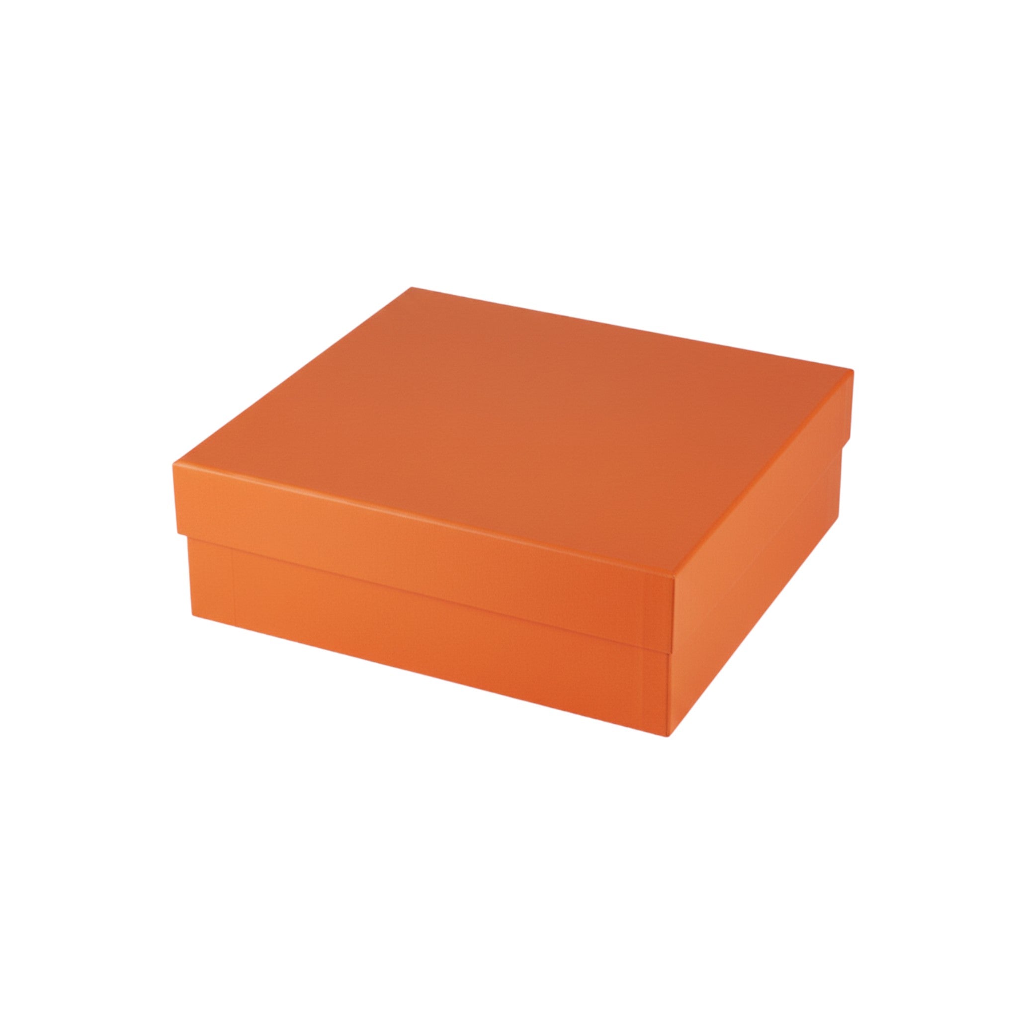 Gift Box Sturdy Hardboard Plain Solid Color 14x14x5.2cm