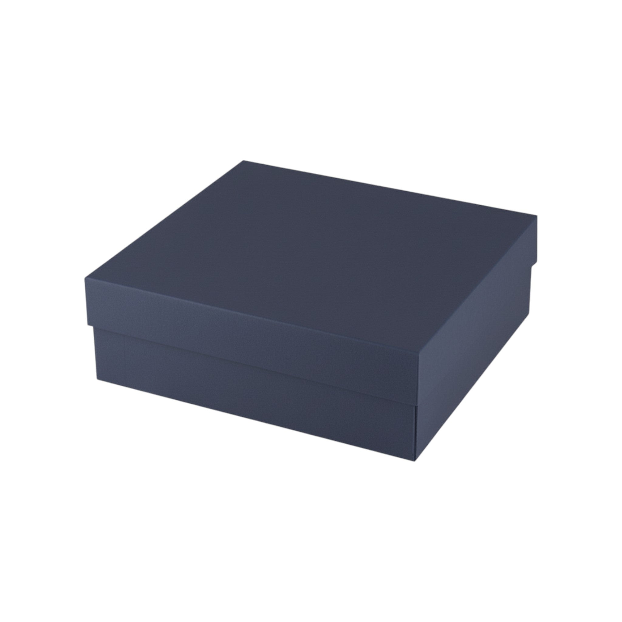 Gift Box Sturdy Hardboard Plain Solid Color 14x14x5.2cm