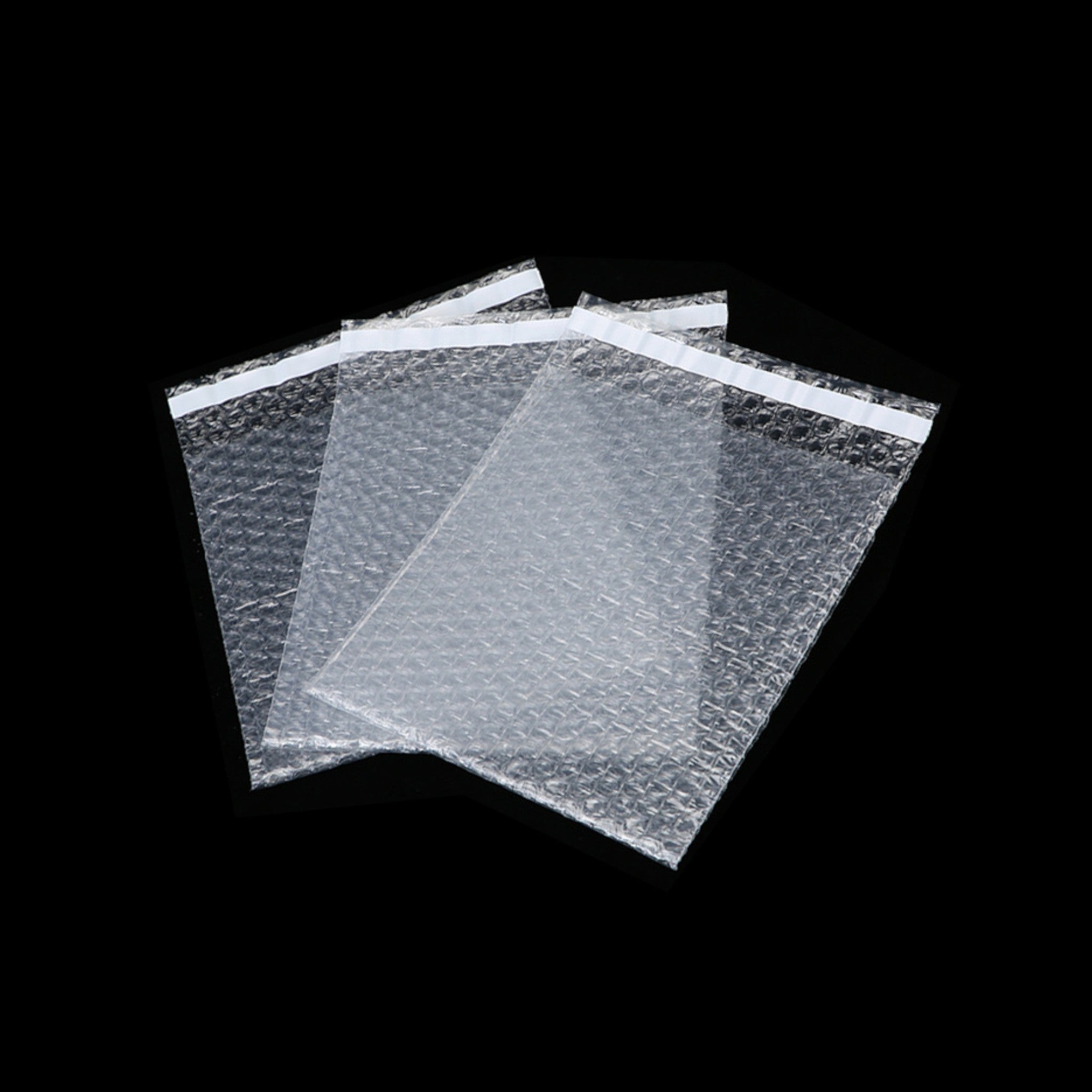 Bubble Air Wrap Pouch Bag - Clear Double Walled Protective Cushioning Bag with Self Sealing Strip 8mic 10pcs