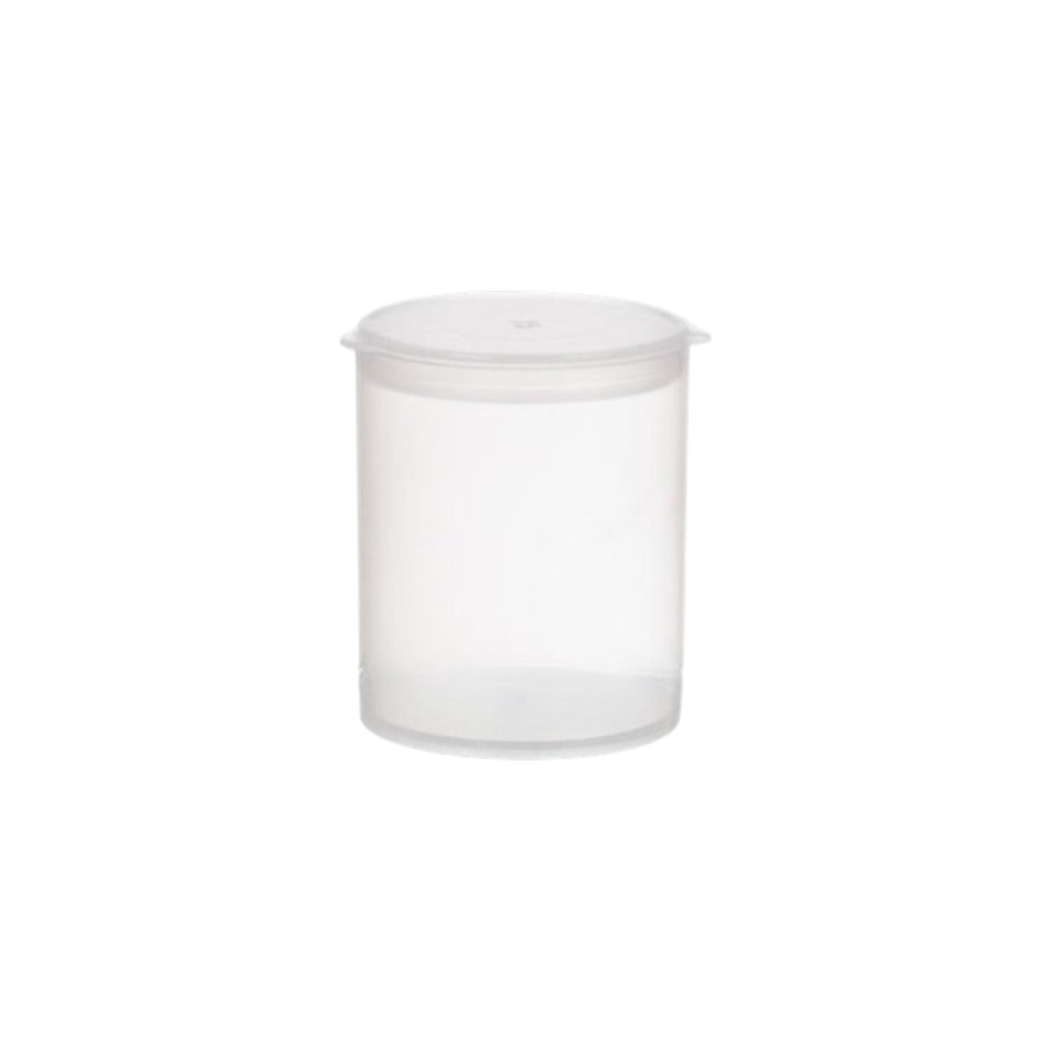 75ml Tablet Vials Plastic Hinged Snap 10pack