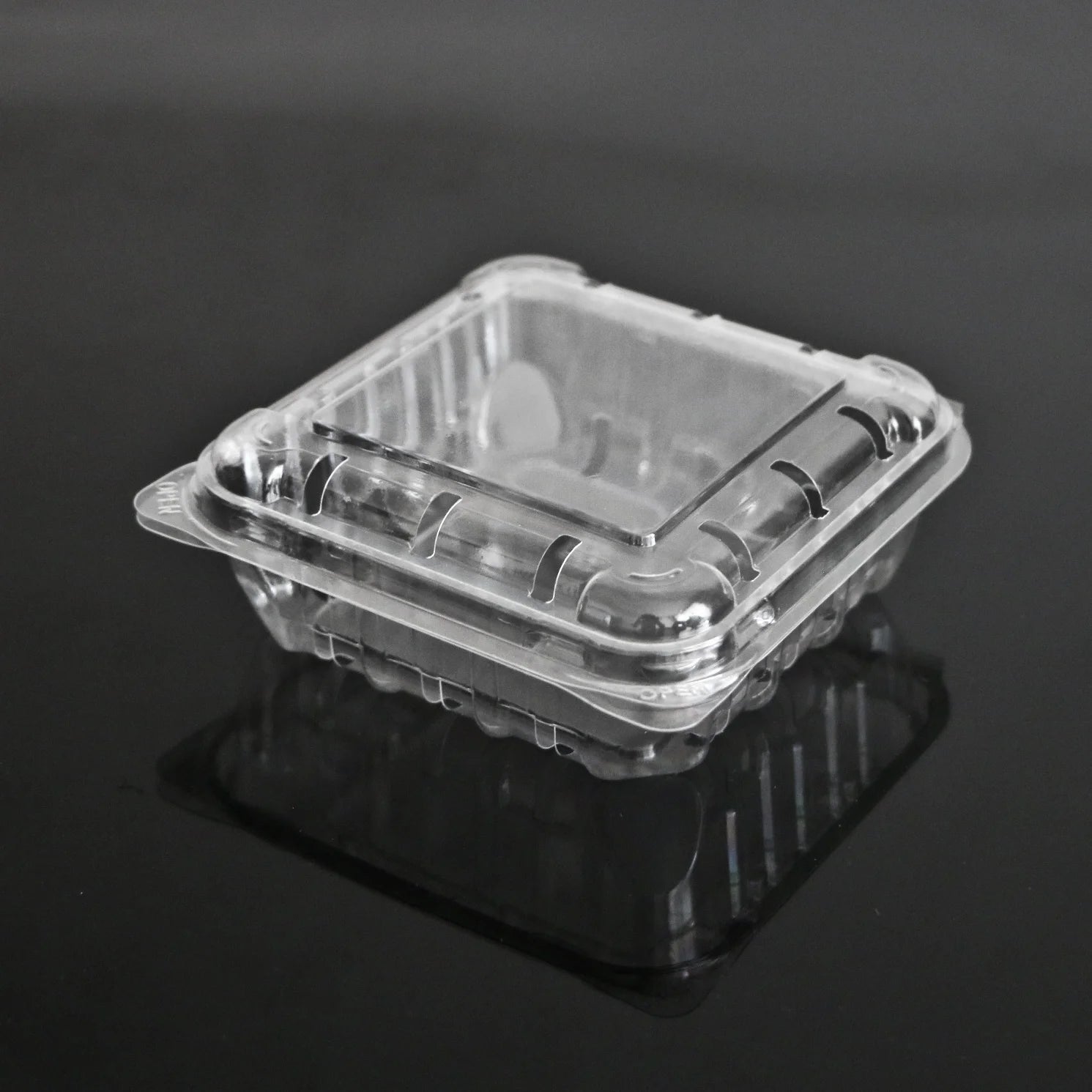 Disposable PP Fruit & Vegetable Packaging Container 11x4cm Blister Transparent Clamshell Flip Lid 10pack