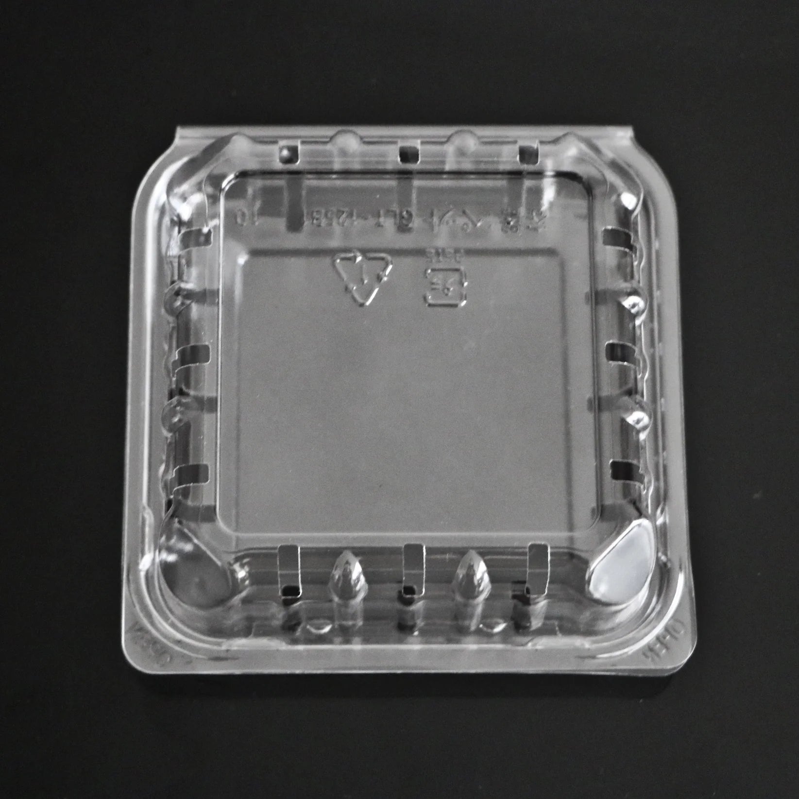 Disposable PP Fruit & Vegetable Packaging Container 11x4cm Blister Transparent Clamshell Flip Lid 10pack