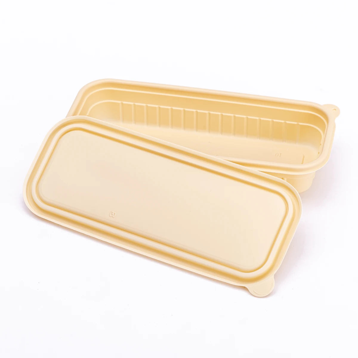Microwavable Takeaway Lunchbox Food Tray with Lid 24x10cm Biodegradable Eco Friendly 10pack