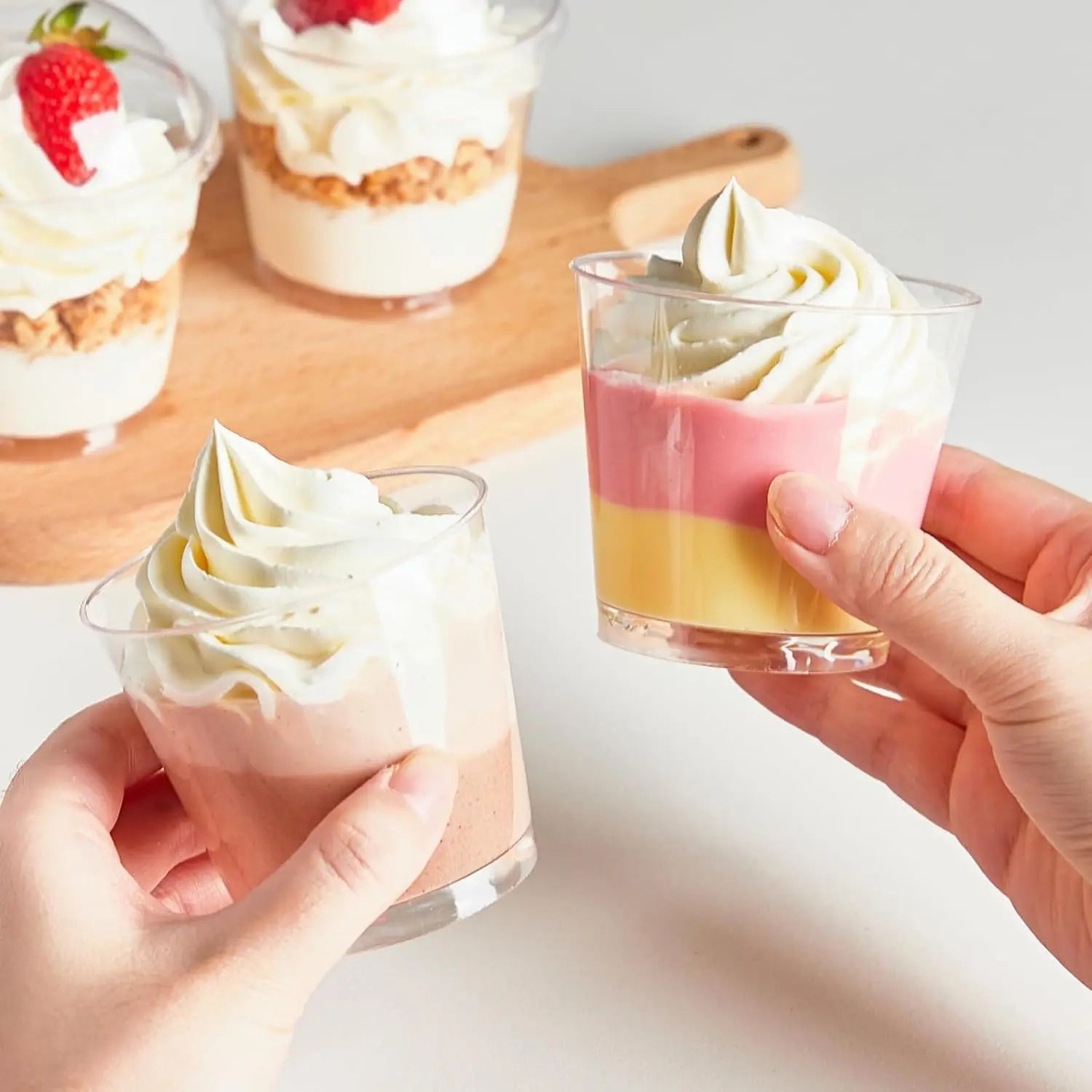 Disposable Plastic Acrylic Dessert Cups 10Pcs