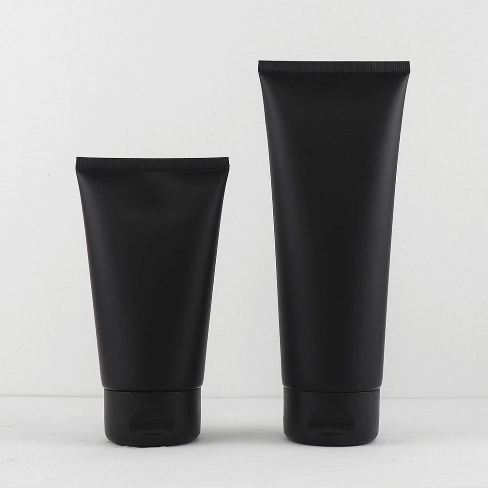50ml Cosmetic Refillable Cream Tube Matte Black