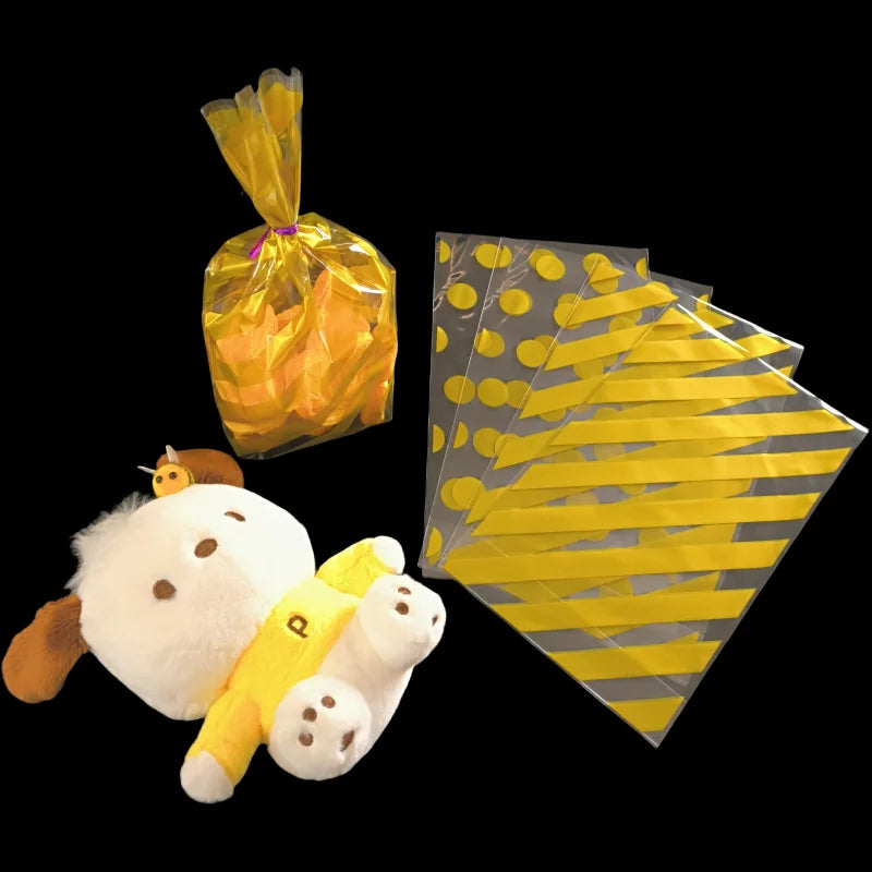 Cellophane Candy Bags 13x21+4.5cm 10pack