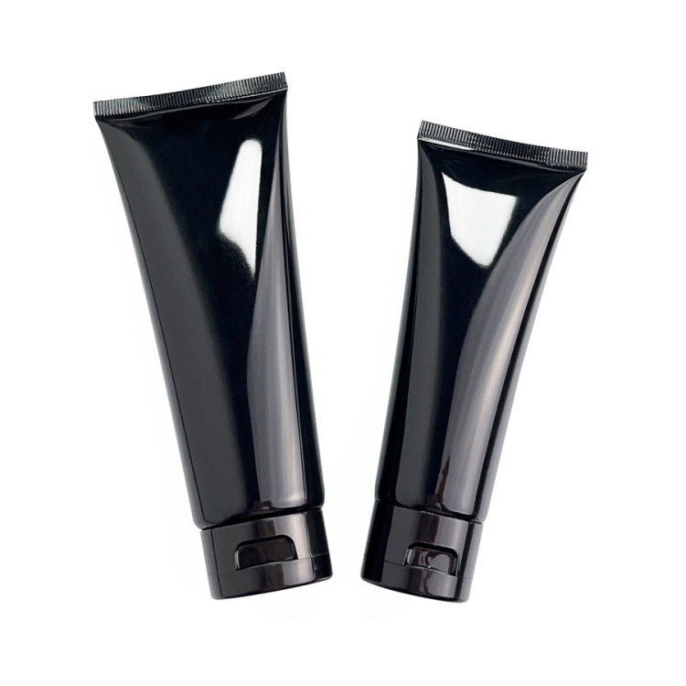 50ml Cosmetic Refillable Cream Tube Gloss Black