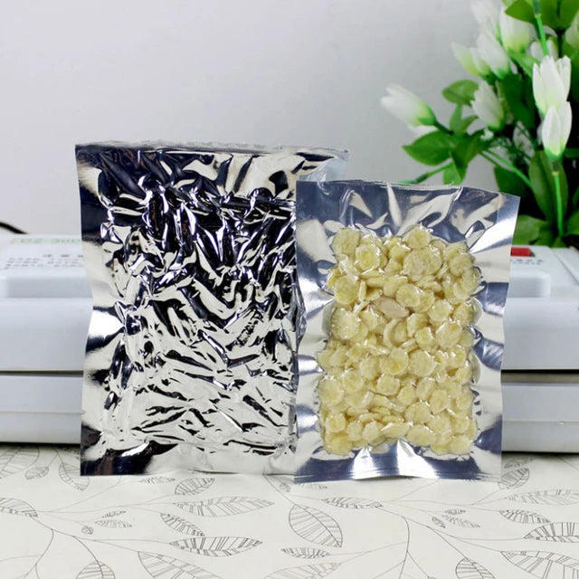 Vacuum Metalized Bags Silver 500g 16.5x26cm 70mic Laminated Pouch 100pack