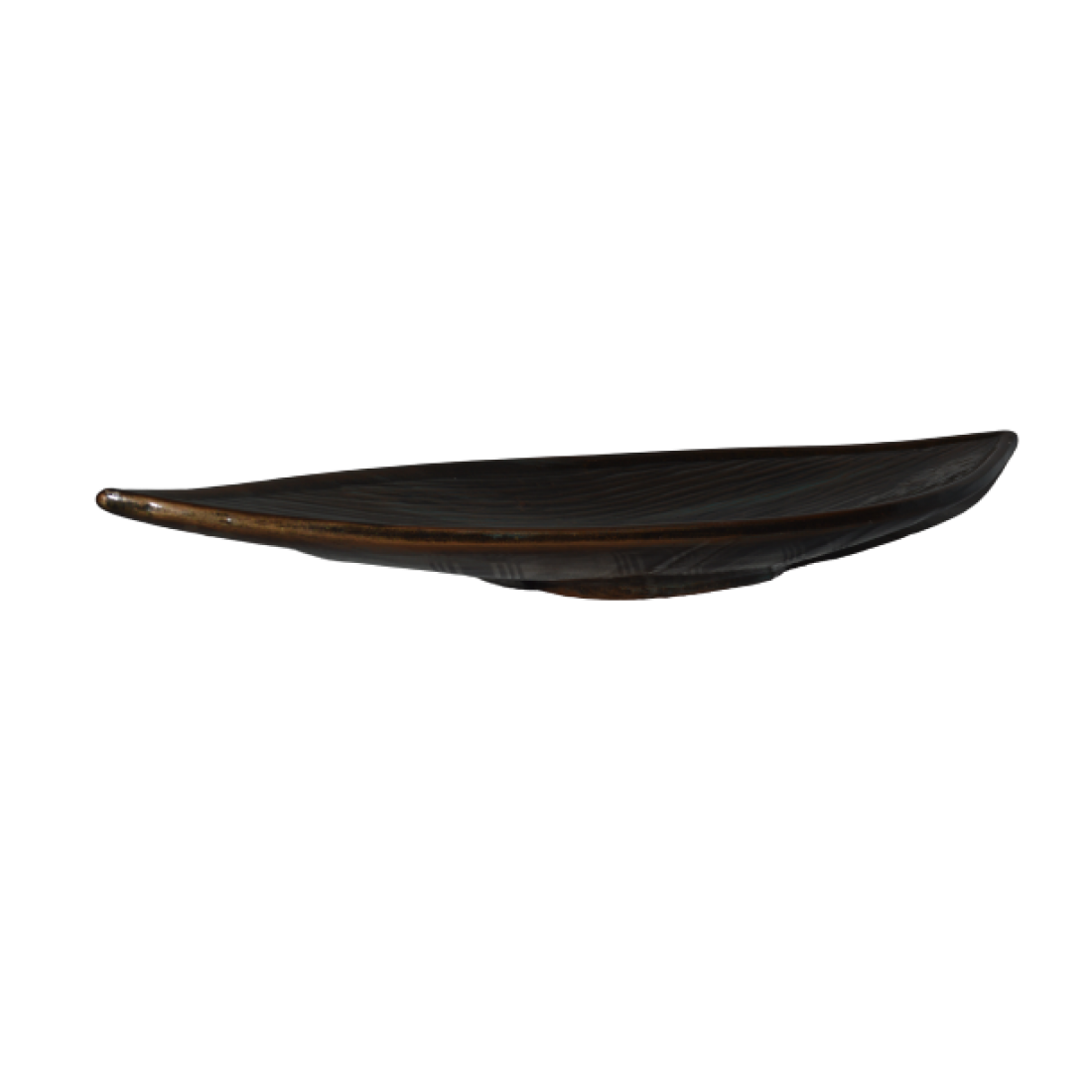 Server Grooved Metallic 62x18cm Bronze