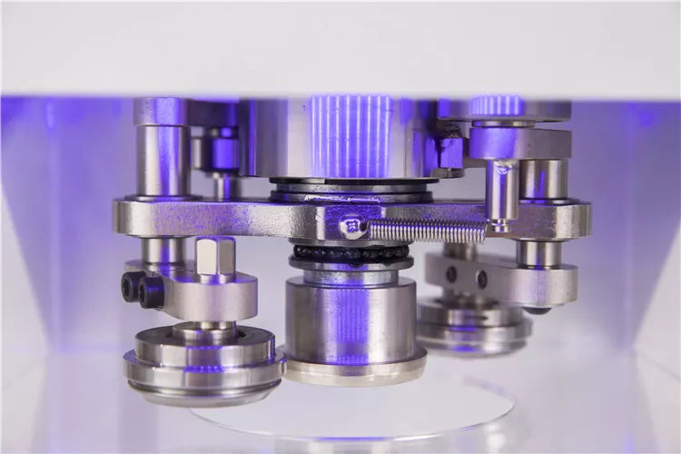 Automatic Can Sealing Machine Non Rotary - for Food Grade Plastic Drinking Clear Can Bottle