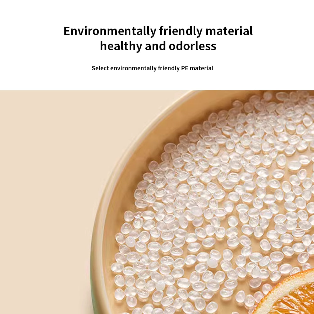 Disposable Bubble Tea-Coffee Plastic Carrier Bag Clear - 12microns 50pcs