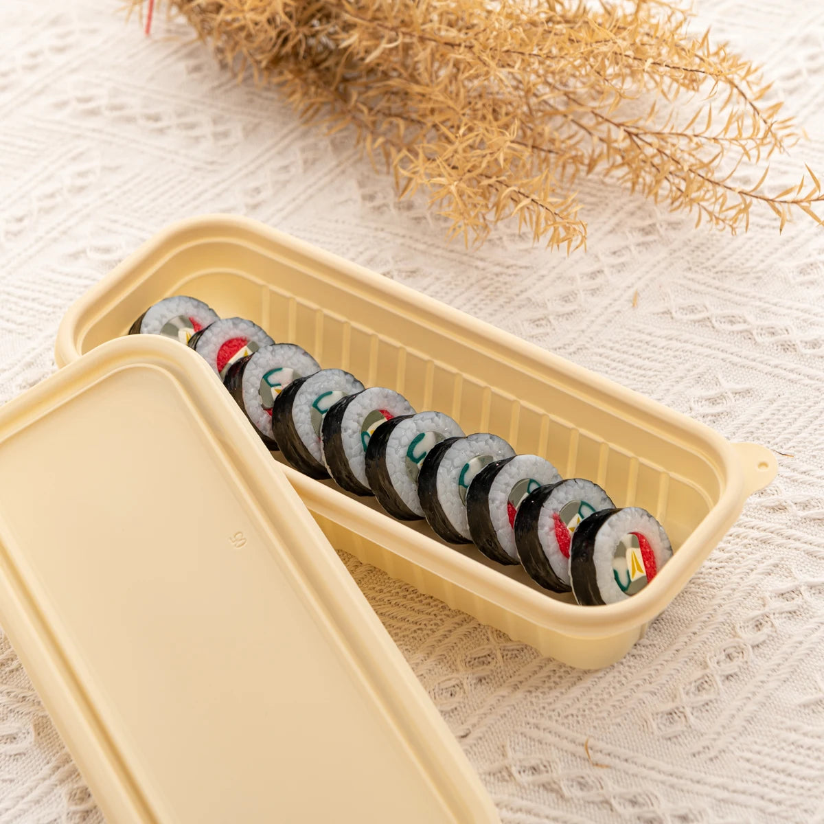 Microwavable Takeaway Lunchbox Food Tray with Lid 24x10cm Biodegradable Eco Friendly 10pack