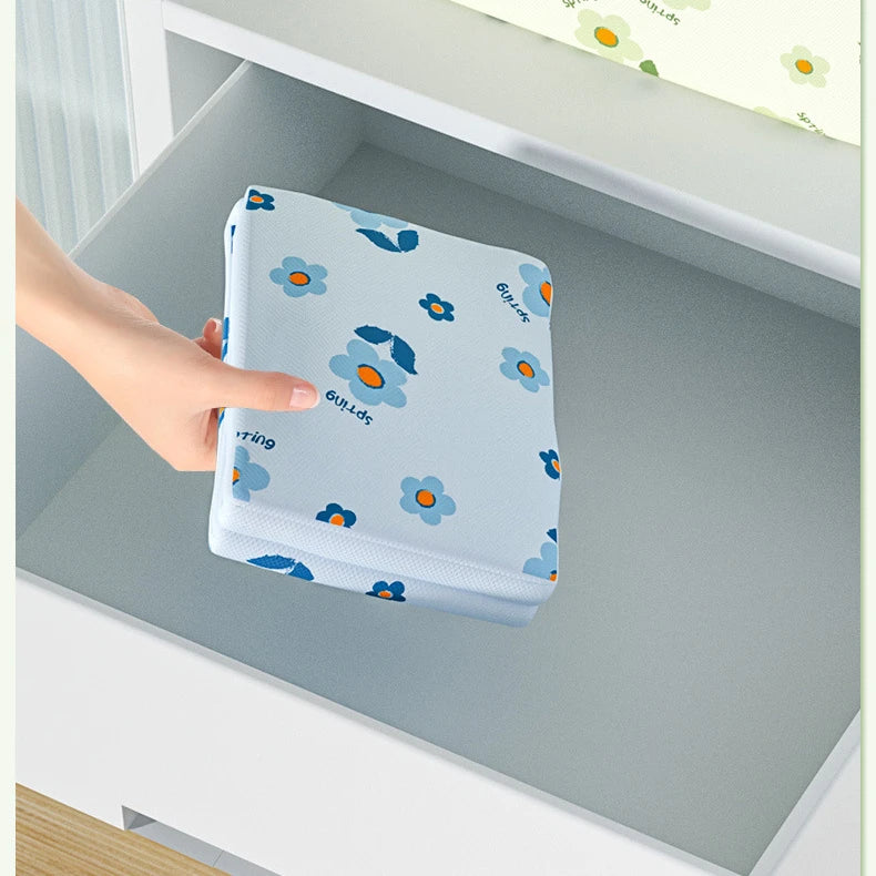 Duvet-Clothes Foldable Fabric Storage Box 45x45x35cm 100Ltr