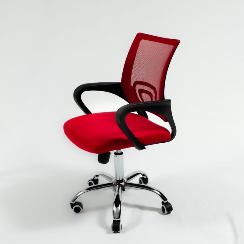 Zippy Swivel & Tilt Office Chair - Mid Mesh Back with Chrome Base