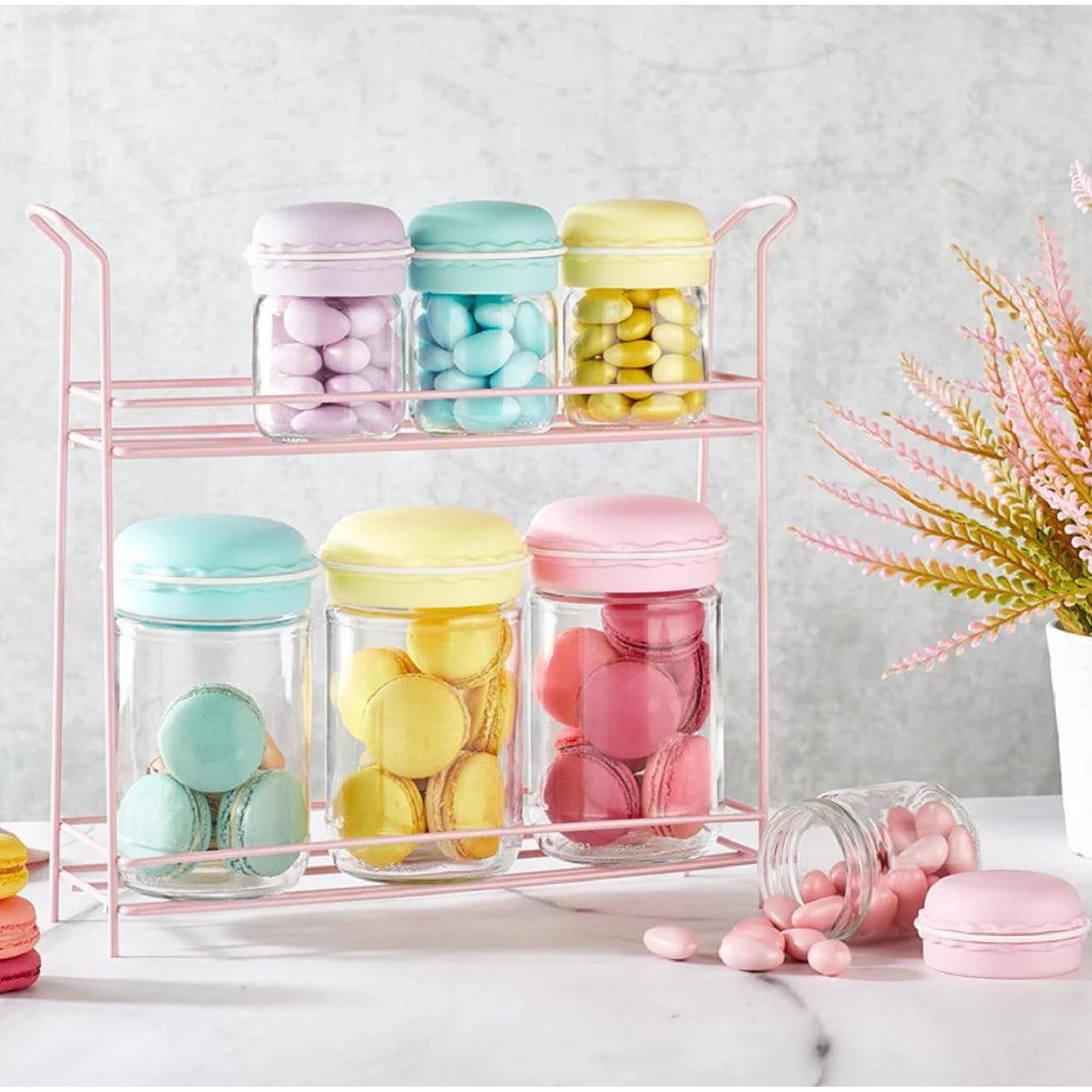 Hane Macaron Spice Jar 7pc Set HN-2507