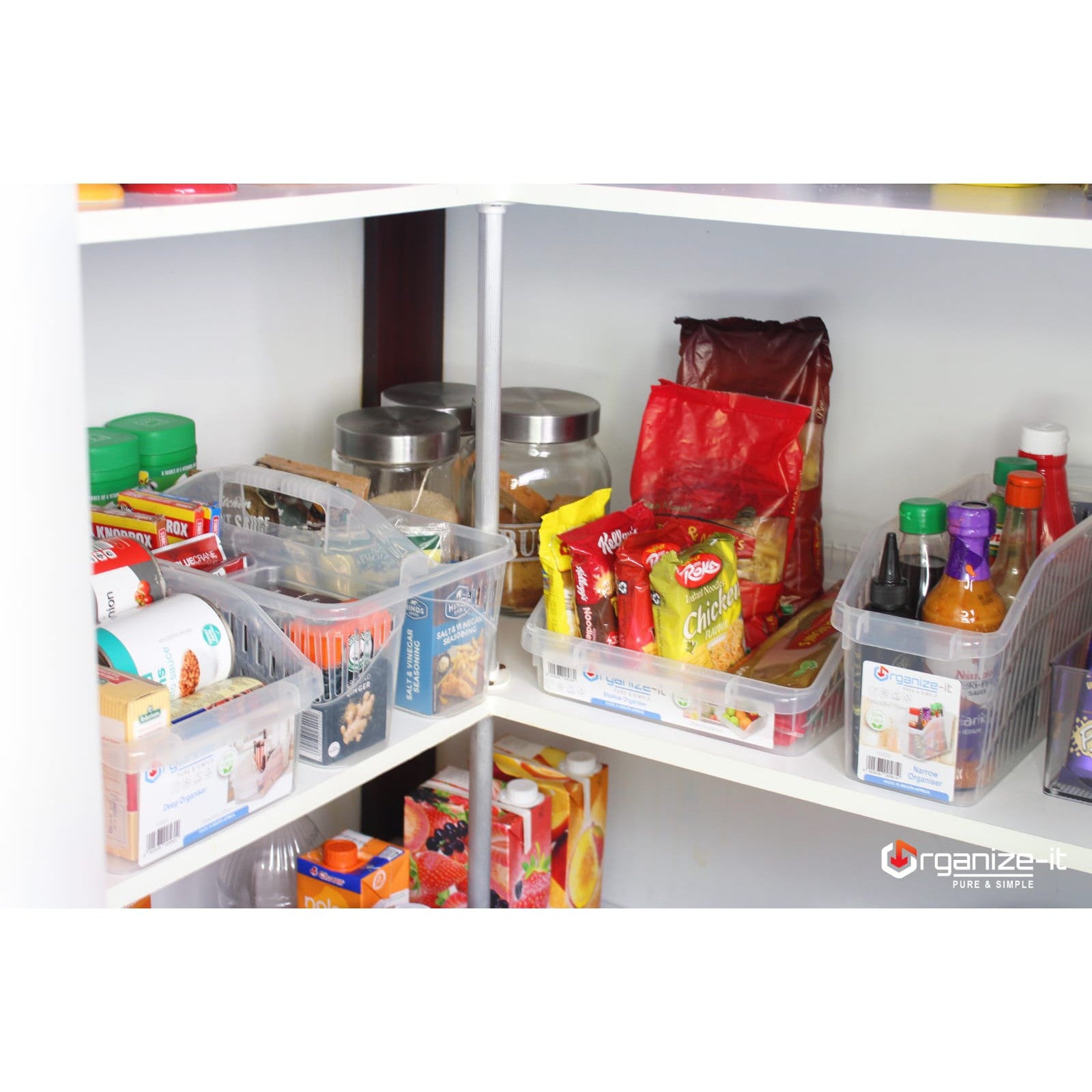 Nu Ware Fridge & Pantry Organiser Medium Deep Organize-IT STFPOD
