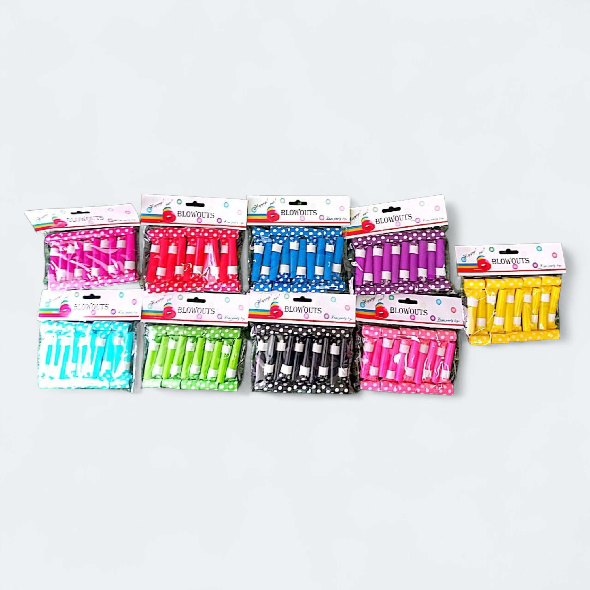 Party Blowout Horn 6cm 10pack