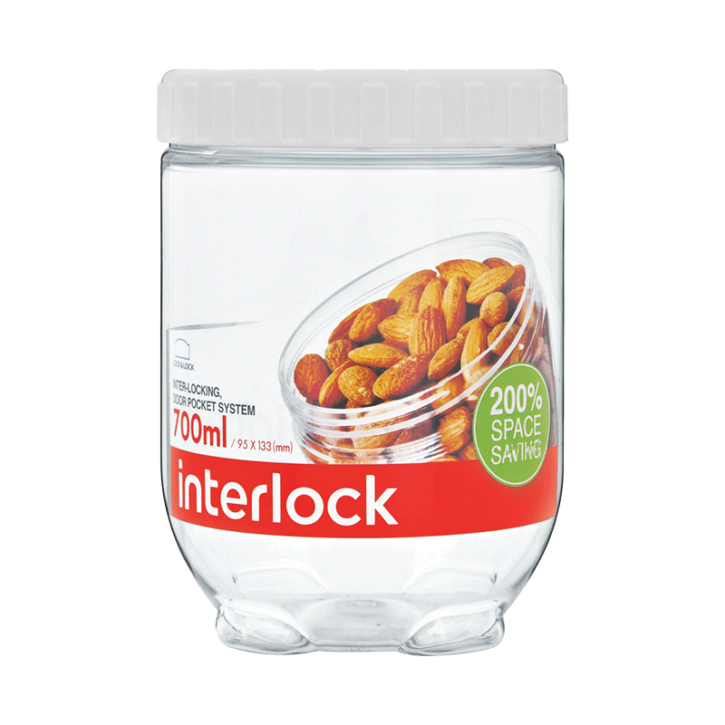 700ml LocknLock Interlock Container White INL304