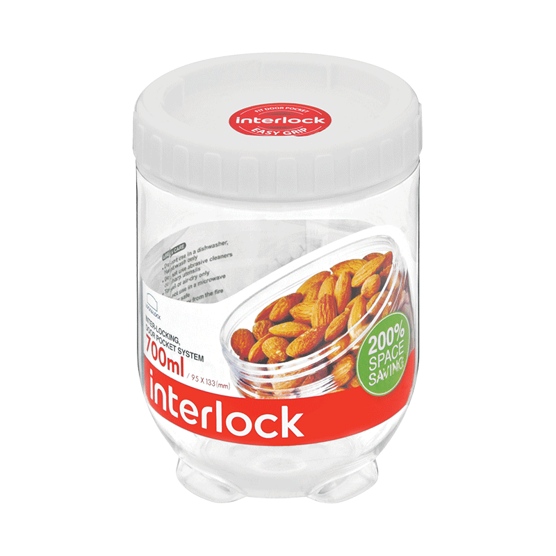 700ml LocknLock Interlock Container White INL304