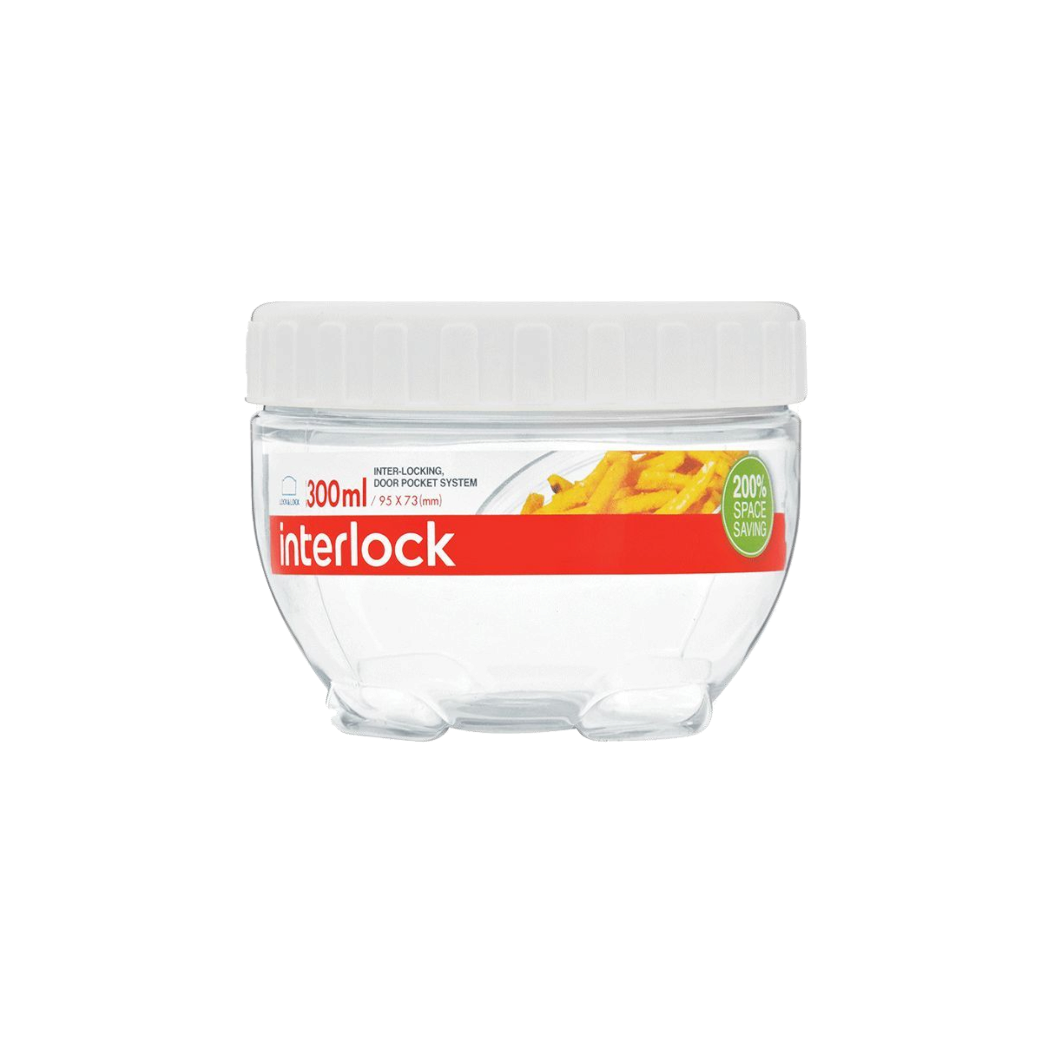 300ml LocknLock Interlock Container White INL306