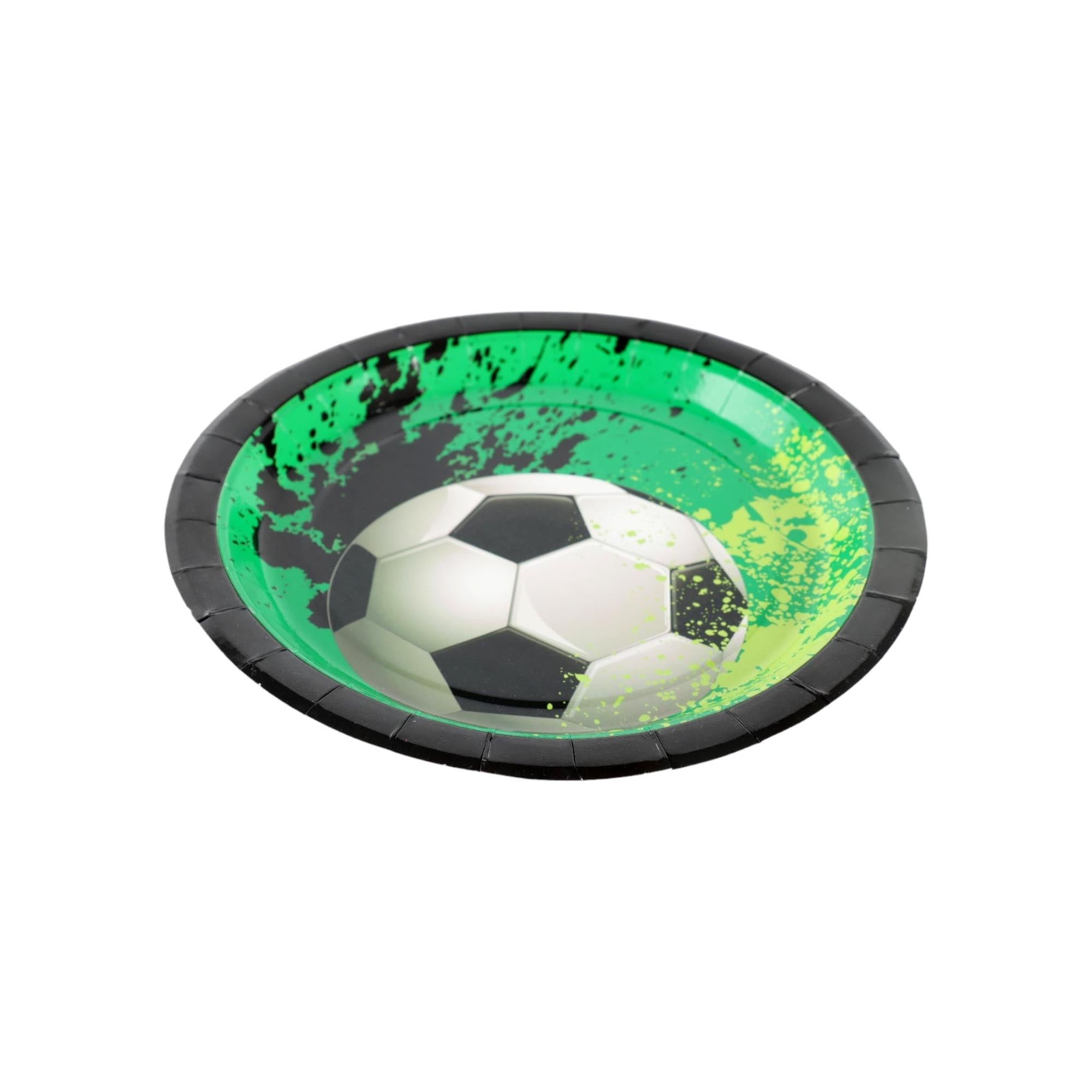 Disposable Soccer Party Paper Plate 7inch 10pack