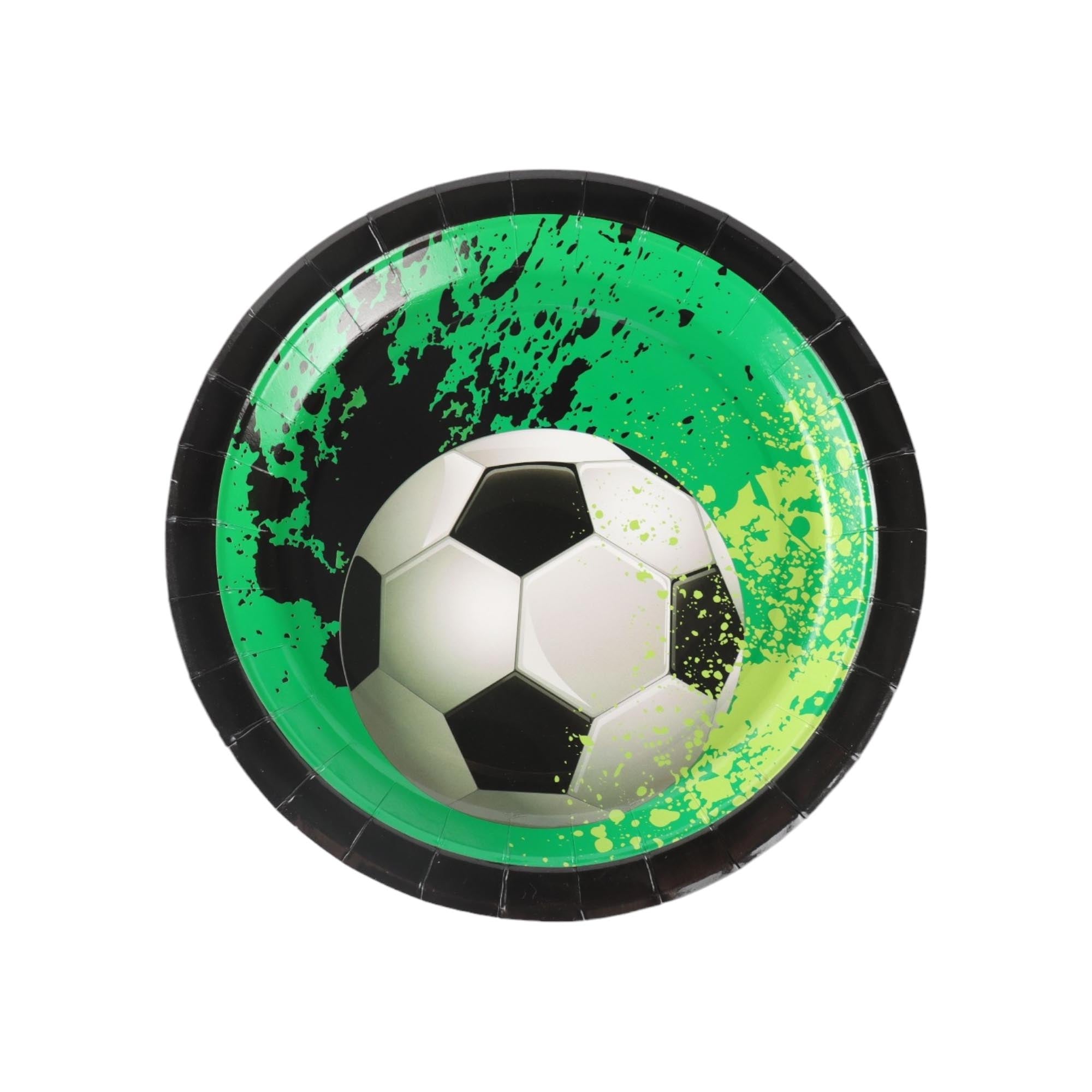 Disposable Soccer Party Paper Plate 9inch 10pack