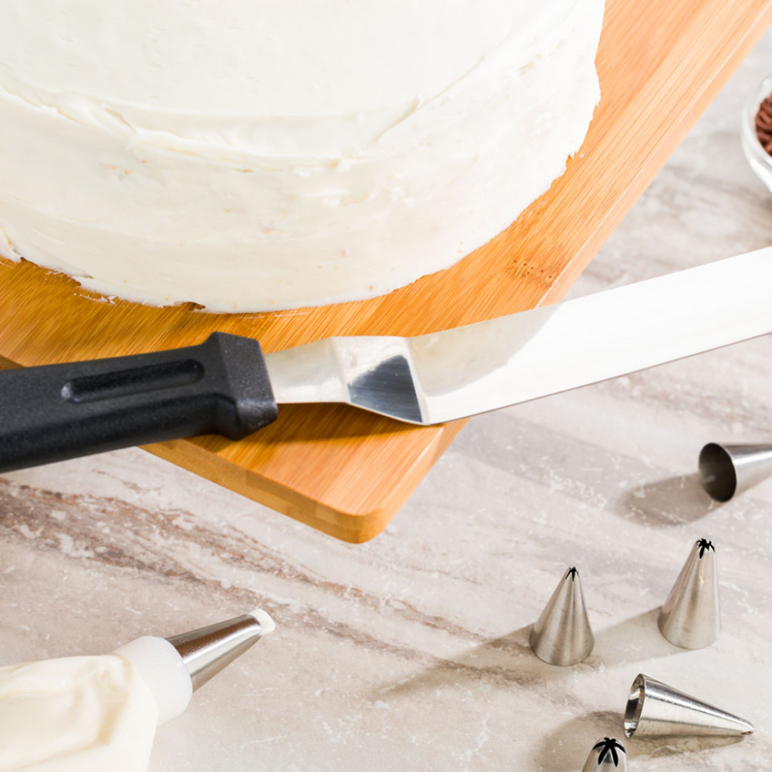 Angle Stainless Steel Spatula 29cm KG1202