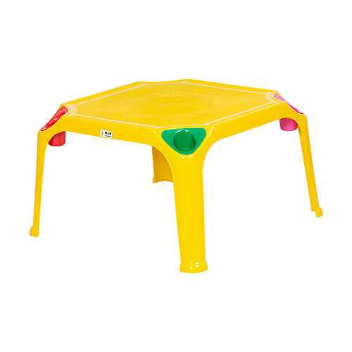 Kiddies Plastic Table With 4 Side Pencil Holder Buzz Kids