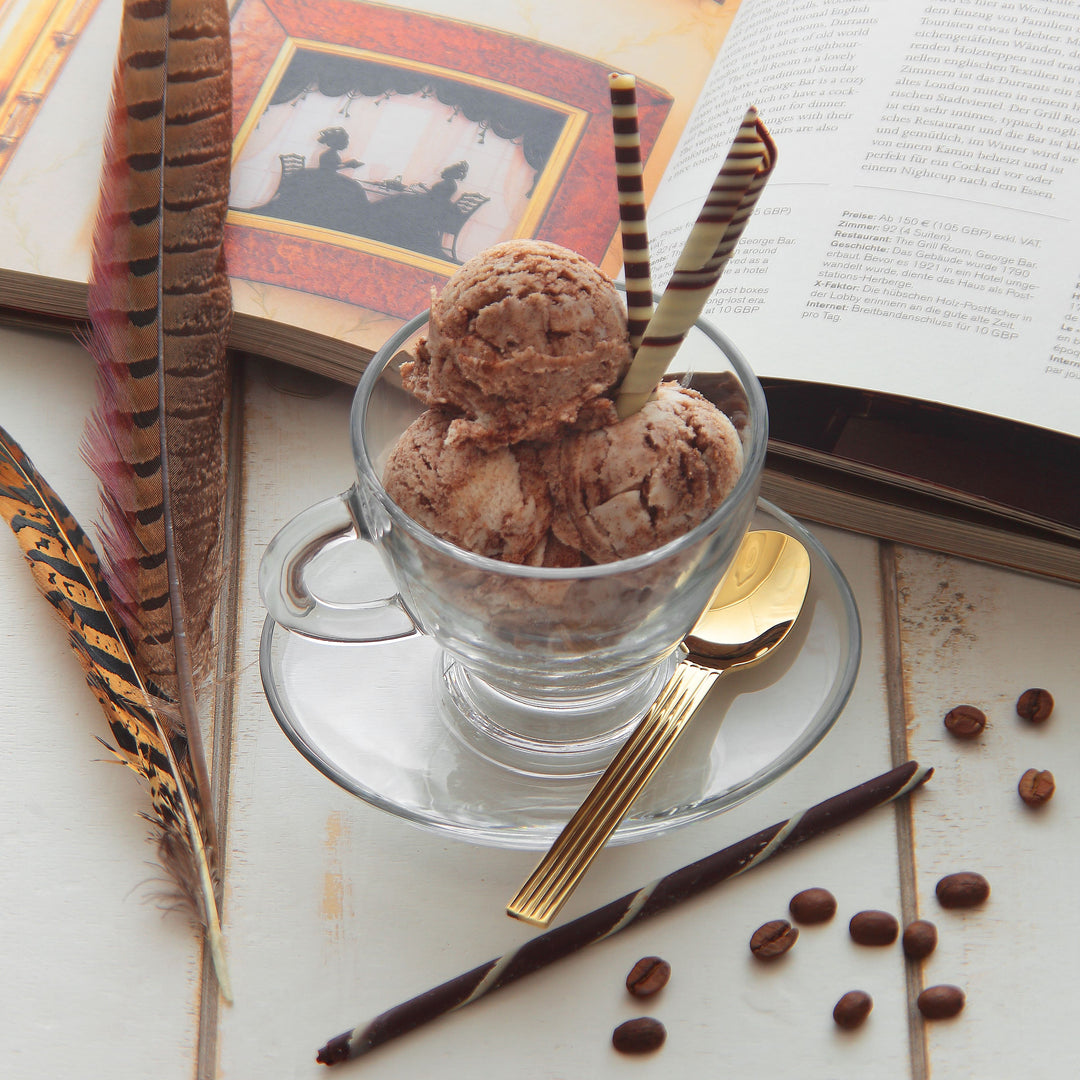 LAV Roma 225ml Glass Cup & Saucer Set 12pc SGN1860