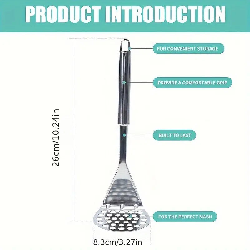 Stainless Steel Potato Masher 26cm