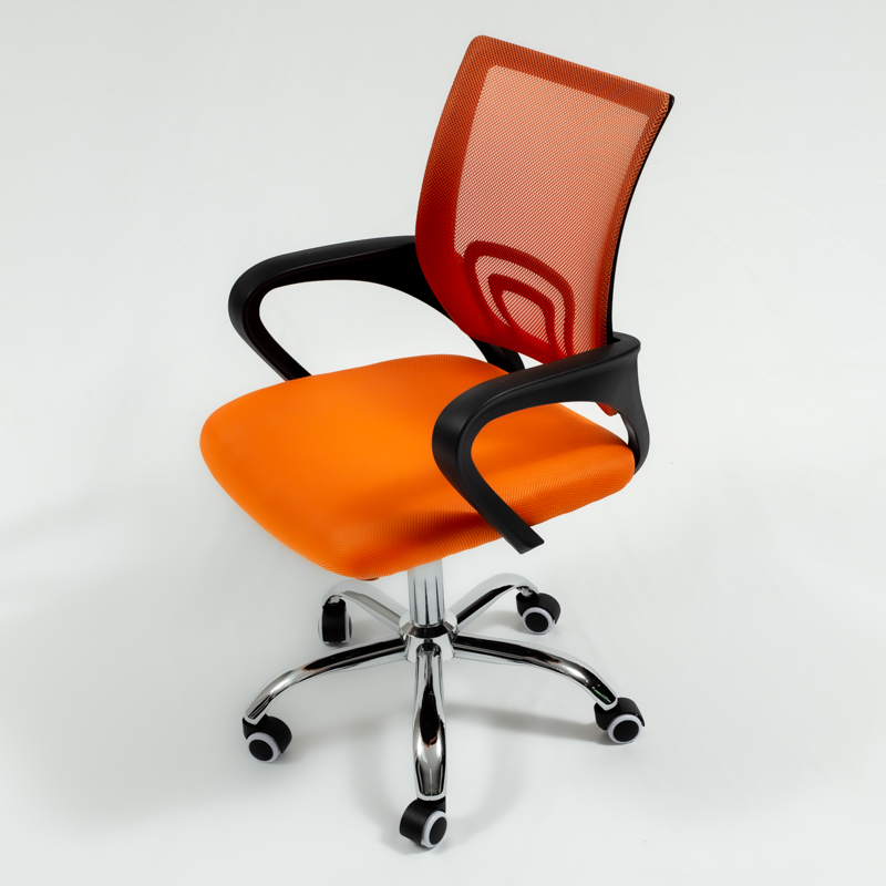 Zippy Swivel & Tilt Office Chair - Mid Mesh Back with Chrome Base