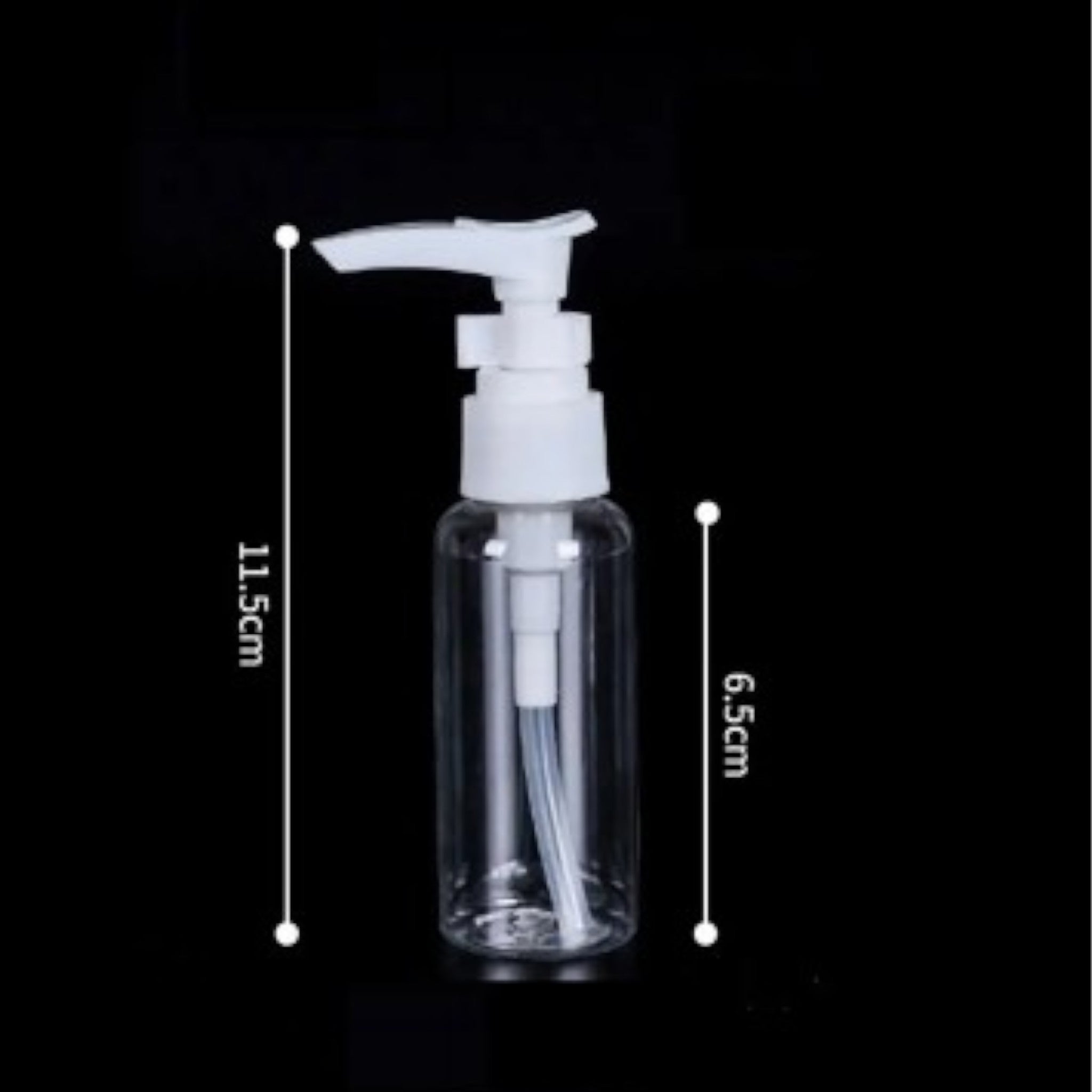 80ml PET Plastic Cosmetic Lotion Pump Bottle