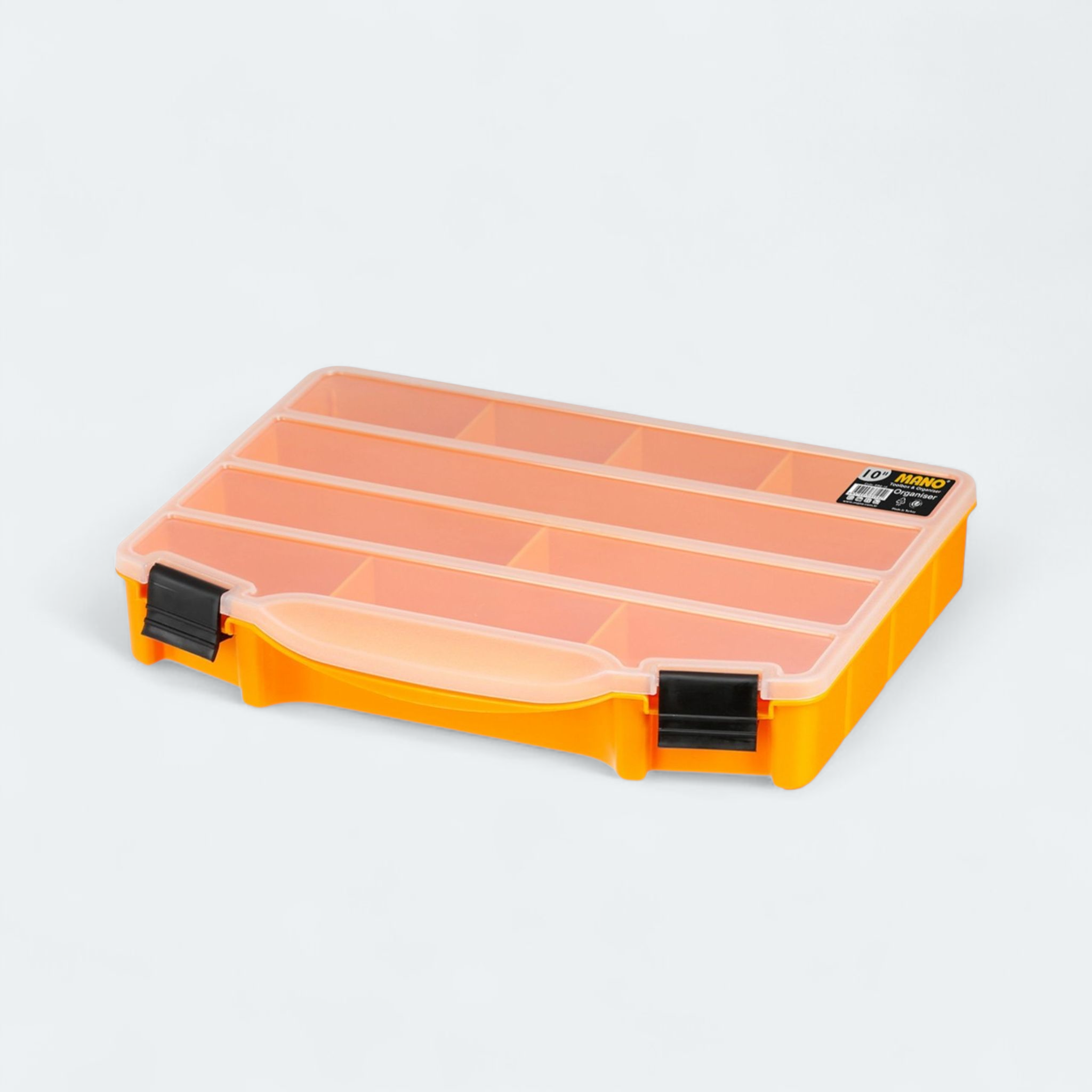 Mano Multi Utility Tackle Compartment Box 10-Partitionh 25x19x4cm ORG-10