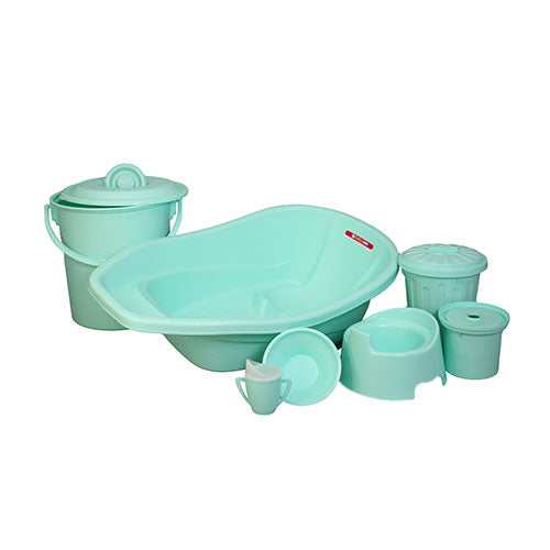 Nu Ware Baby Bath Set Plastic 6pc