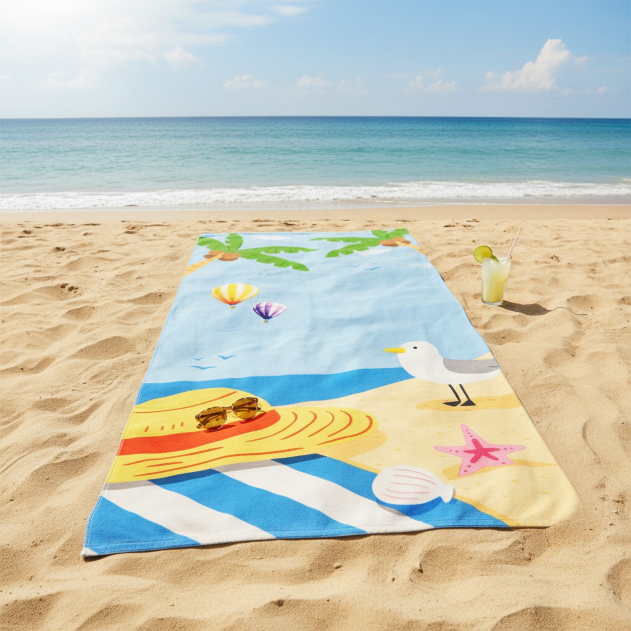 Ultra Soft Microfibre Beach Towel 70x140cm