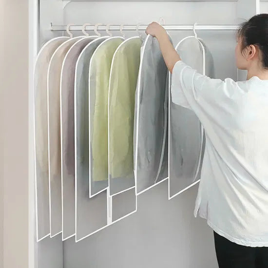 Peva Plastic Suit Cover Bag Zippered 60x120cm 1pc