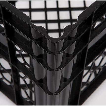 Utility Dairy Milk Crate Black 422x322x320mm