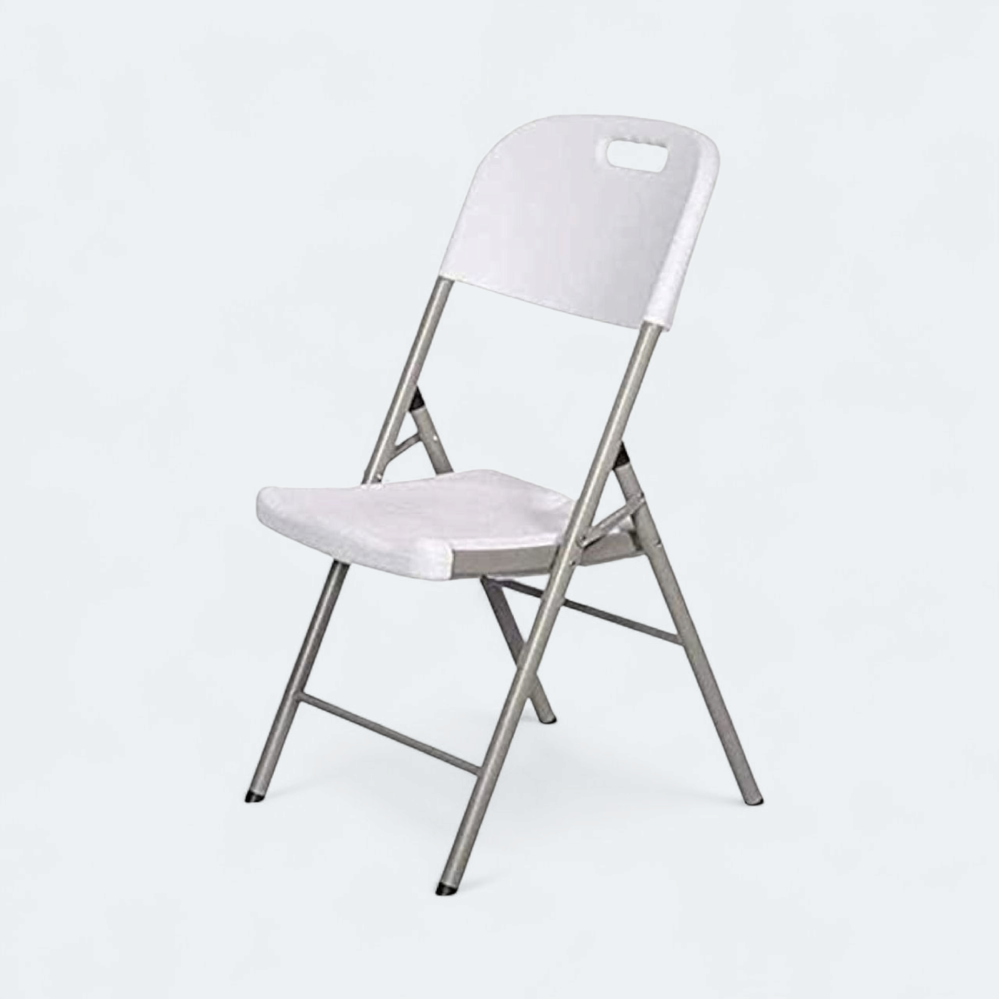 Folding Catering Chair White Heavy Duty