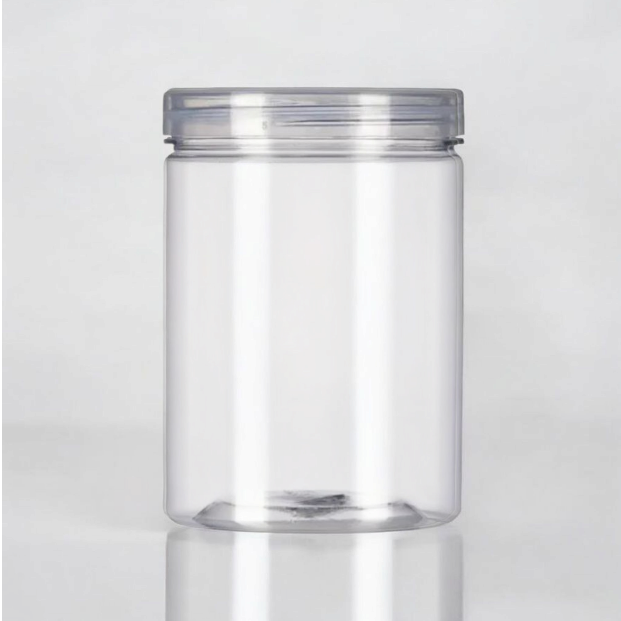 PET Plastic Jar Bottle Crystal Clear