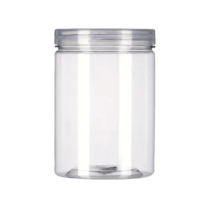 PET Plastic Jar Bottle Crystal Clear