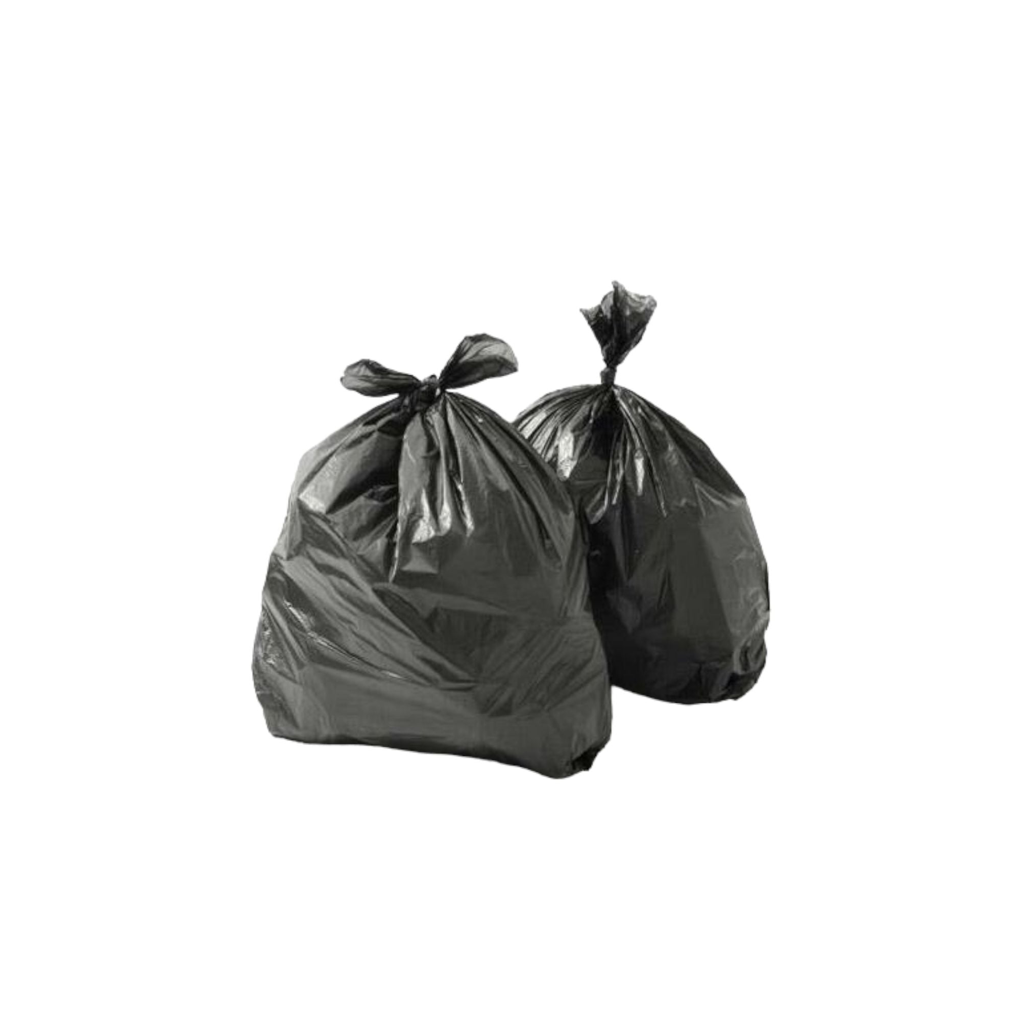 Refuse Bags Black on Rolll 75x95cm 20mic Recyled Black 20pcs