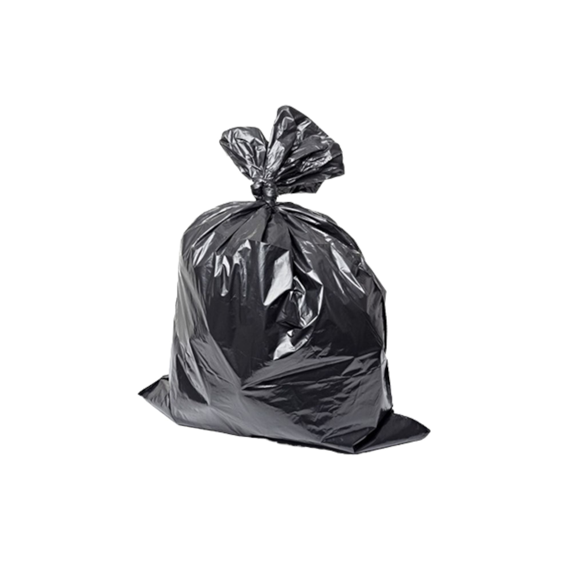 Refuse Bags Black on Rolll 75x95cm 20mic Recyled Black 20pcs