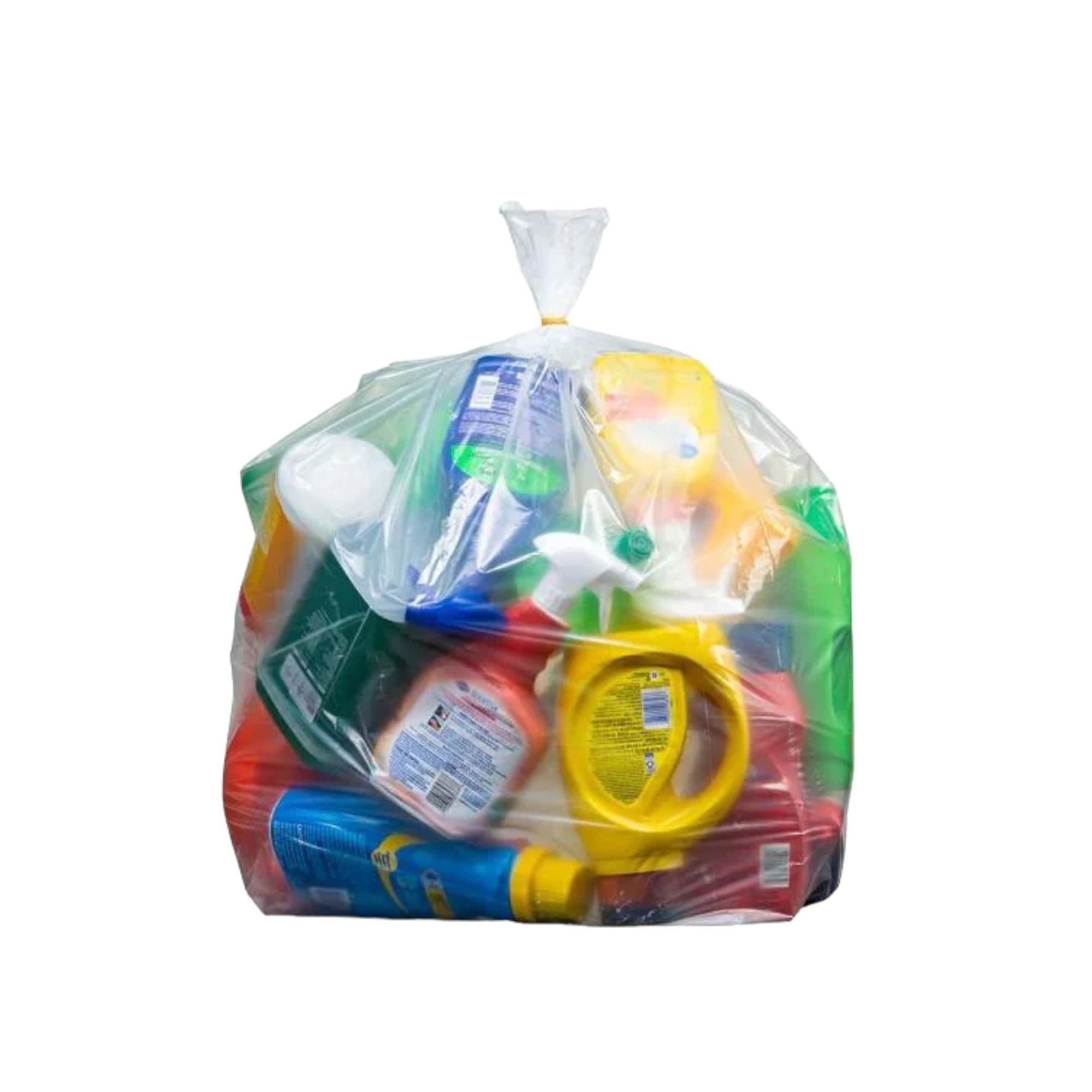 Plastic Wood Bags 400x600mm 100microns Recycle Grey Smokey 100pack