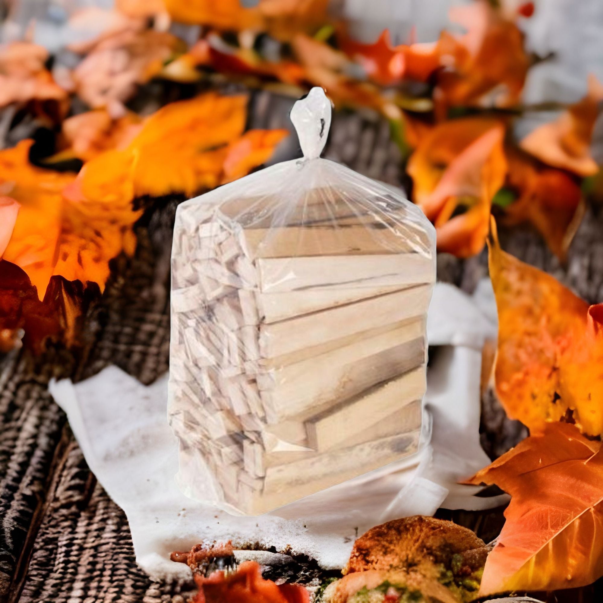 Plastic Wood Bags 400x600mm 100microns Recycle Grey Smokey 100pack