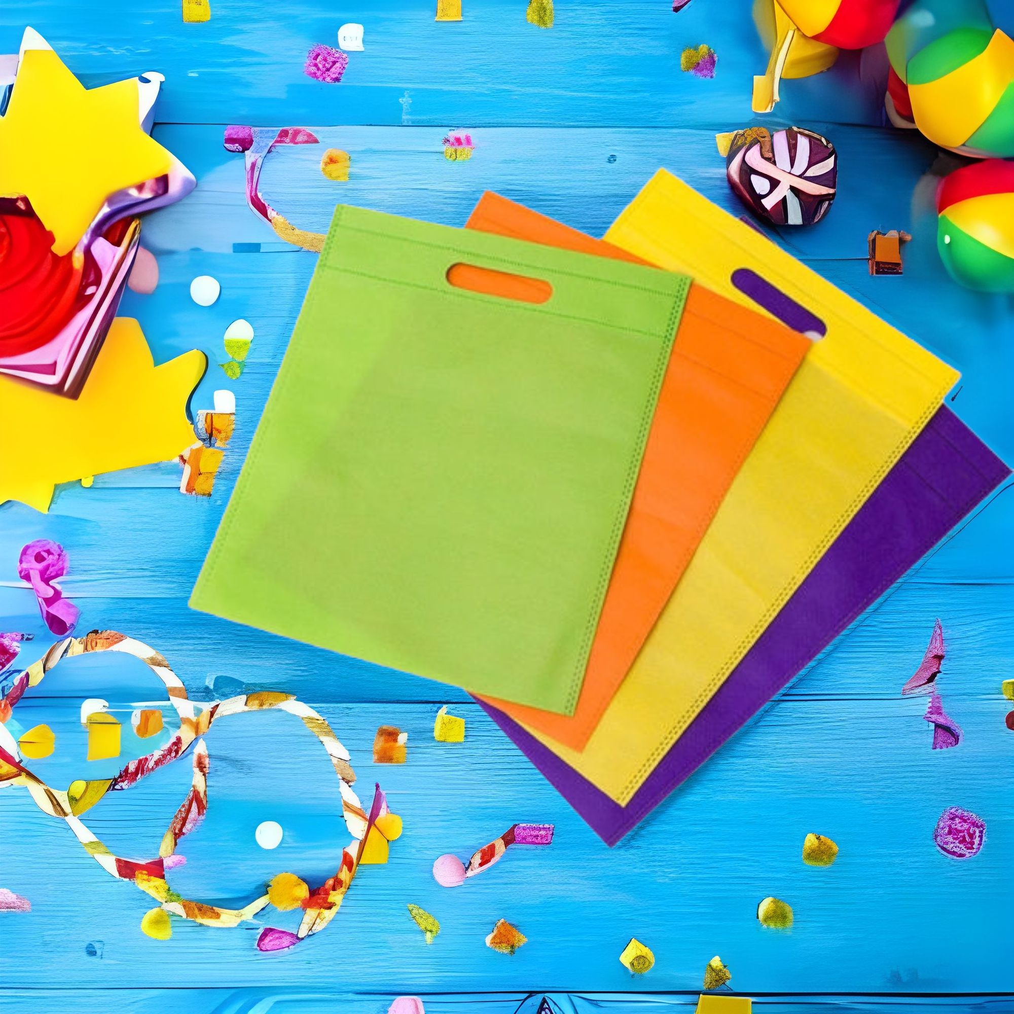 Non-Woven Boutique Bag 35x45cm Die Cut Punch Handle - Shopping Fabric Bag Medium