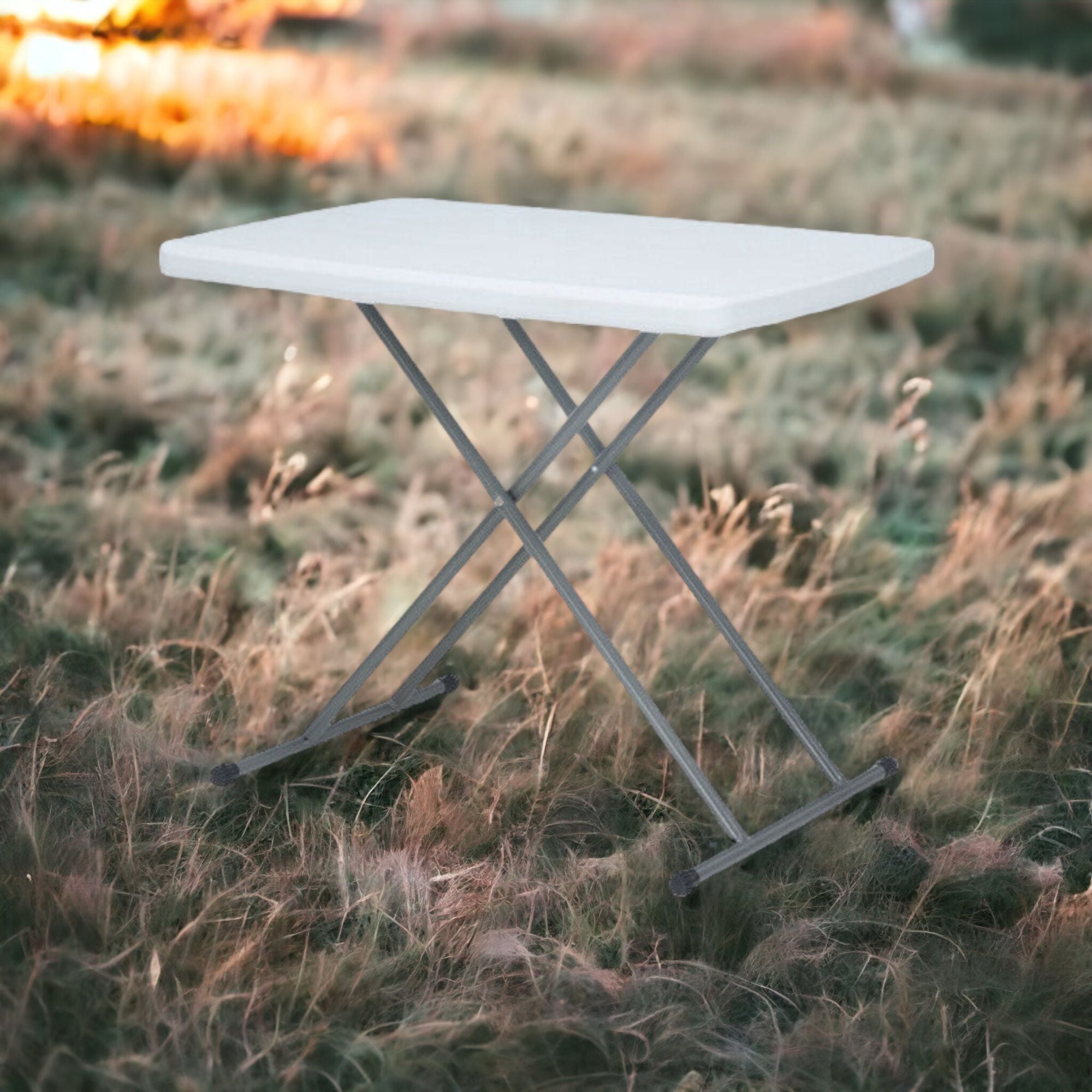 73cm Adjustable Table 2ft - Picnic Table Plastic