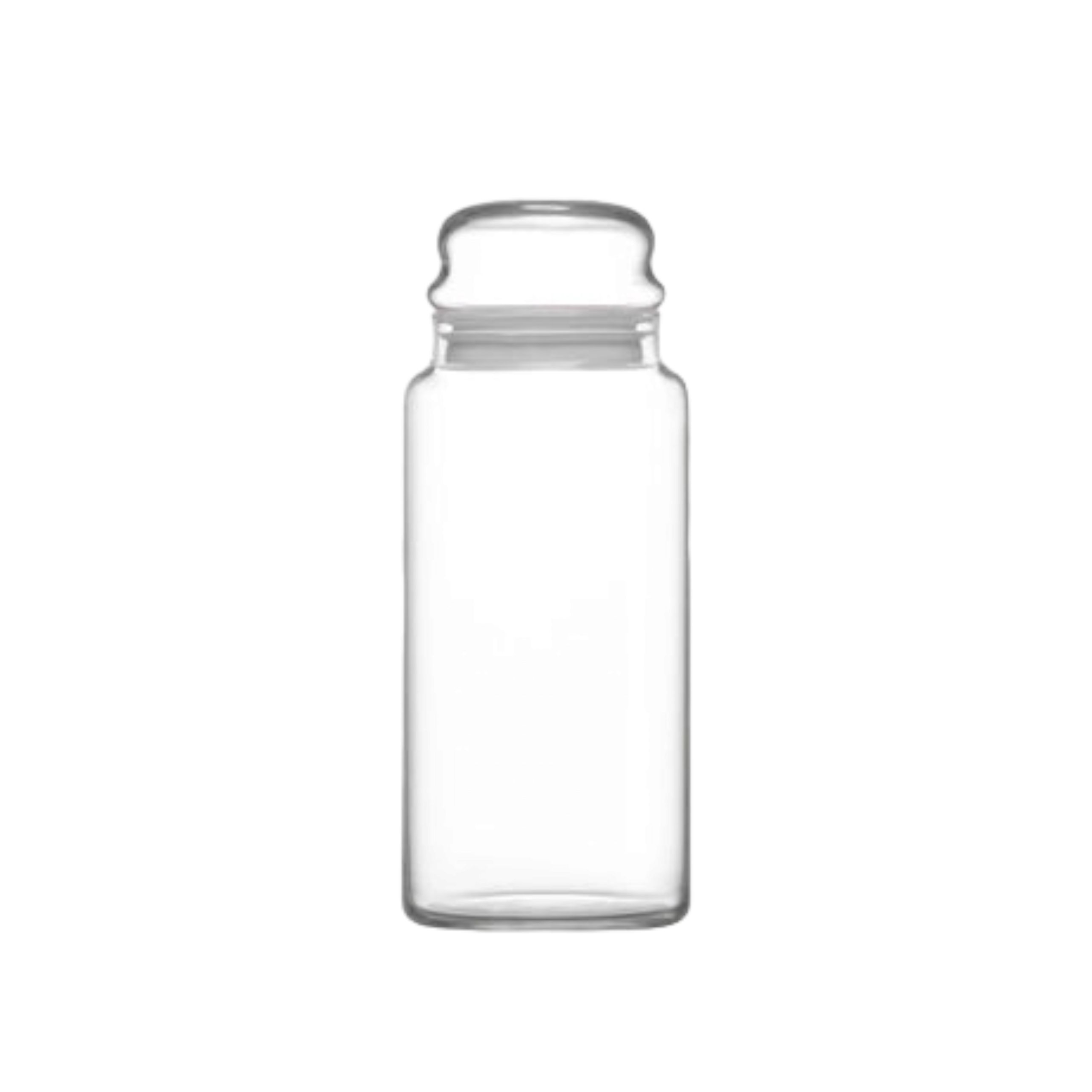 Lav Glass Canister Jar 1400ml white Lid SGN2387