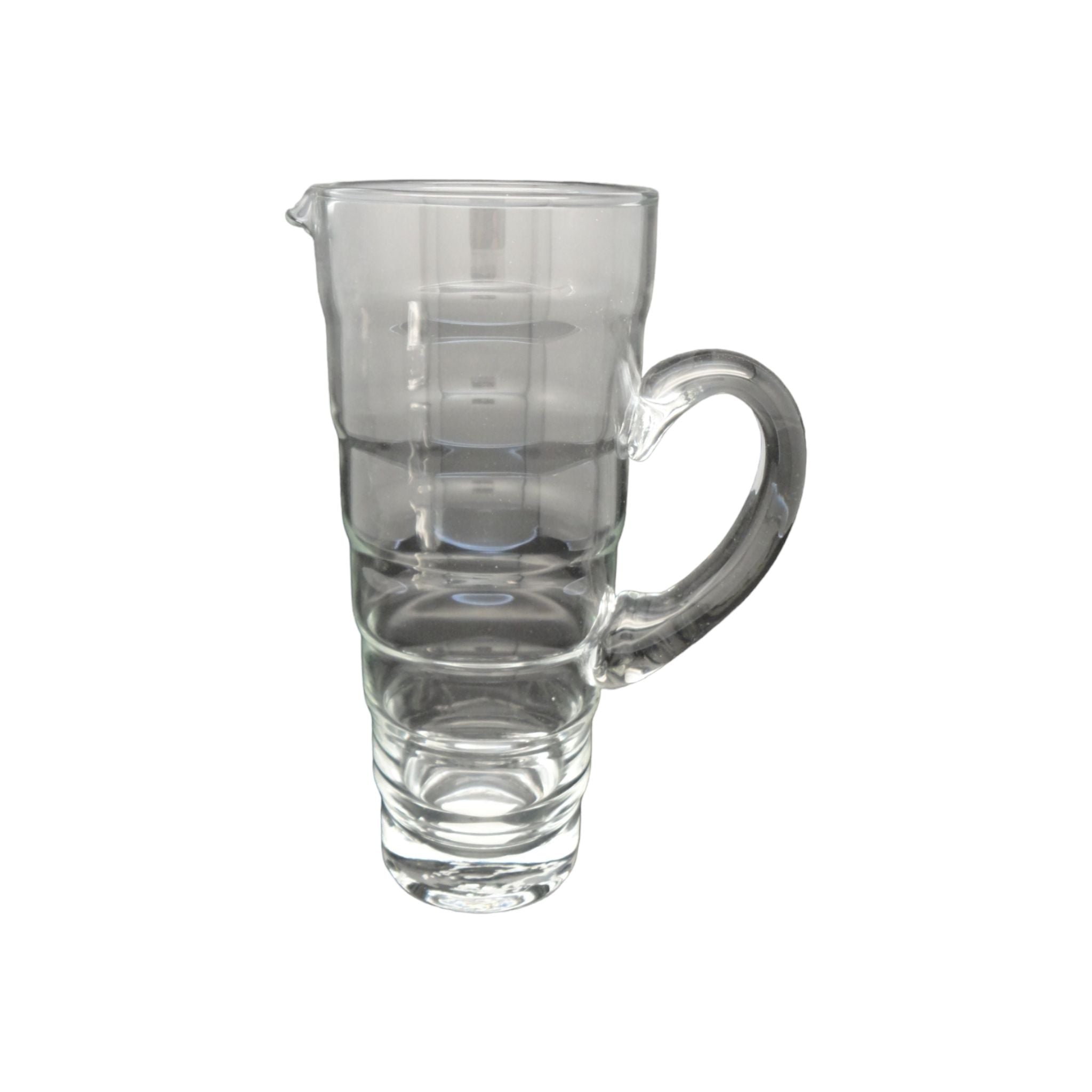 Pasabache Glass Pitcher 1L Vertical Ripple Design 27073