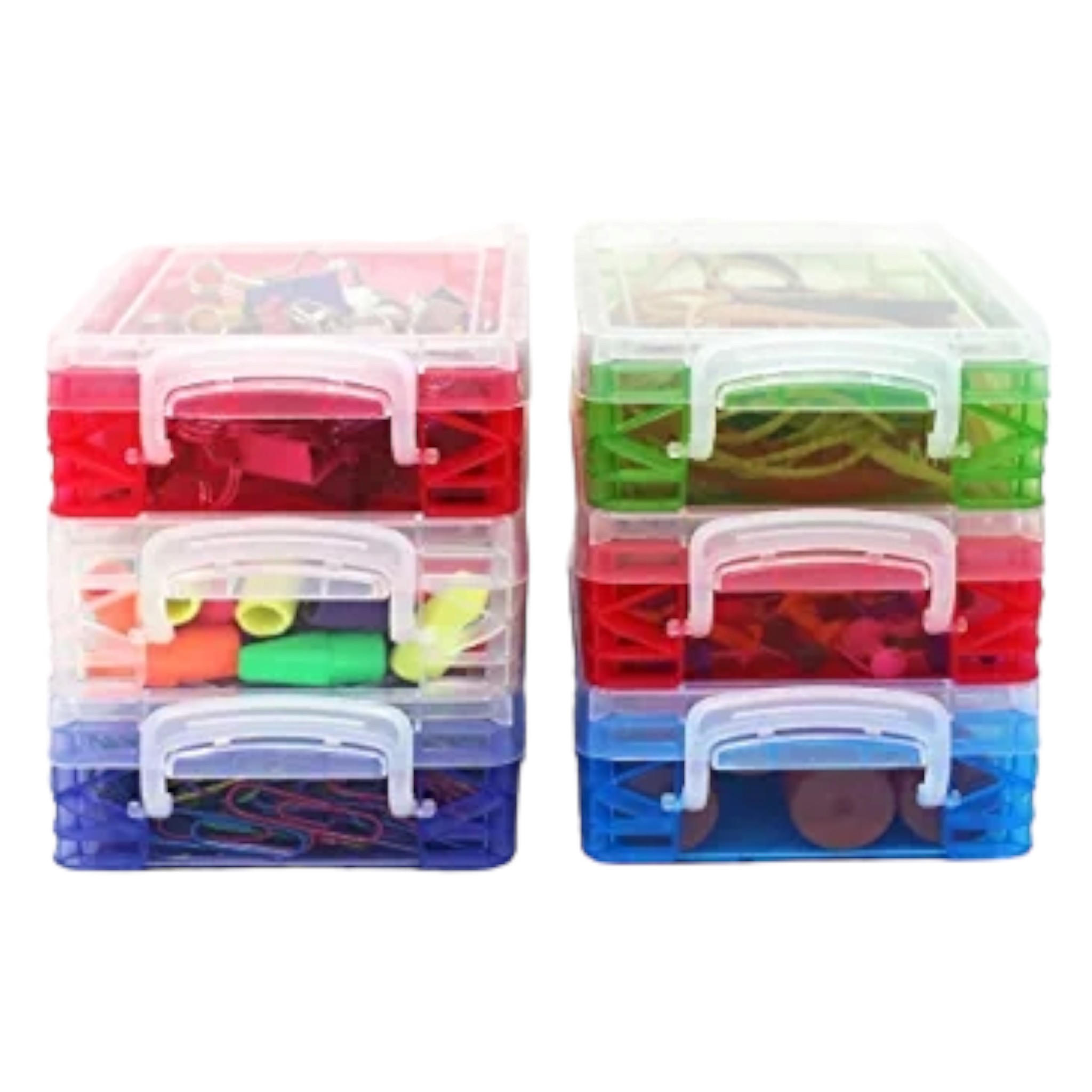 Nu Ware Mini Plastic Storage Box 300ml 205x80x70mm S/2