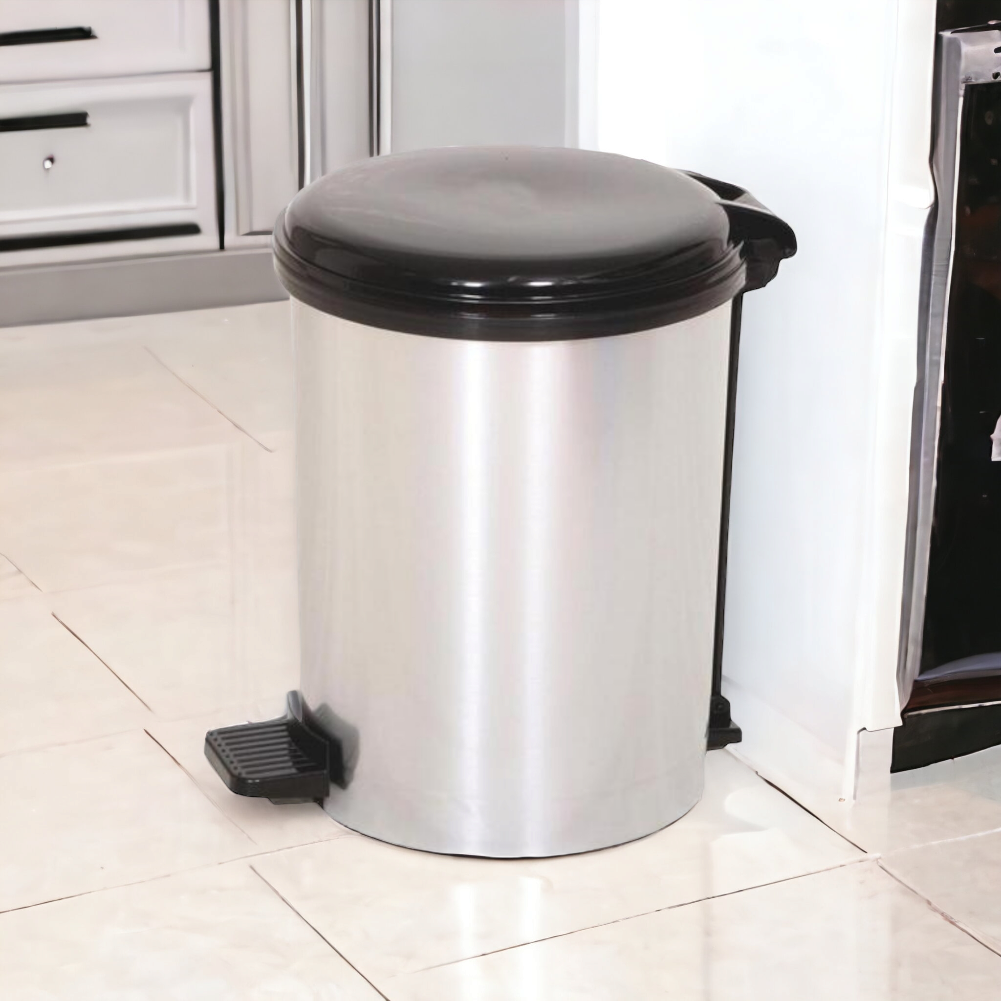 Formosa Pedal Office-Kitchen Waste Paper Dustbin 18L 2-Tone 8665